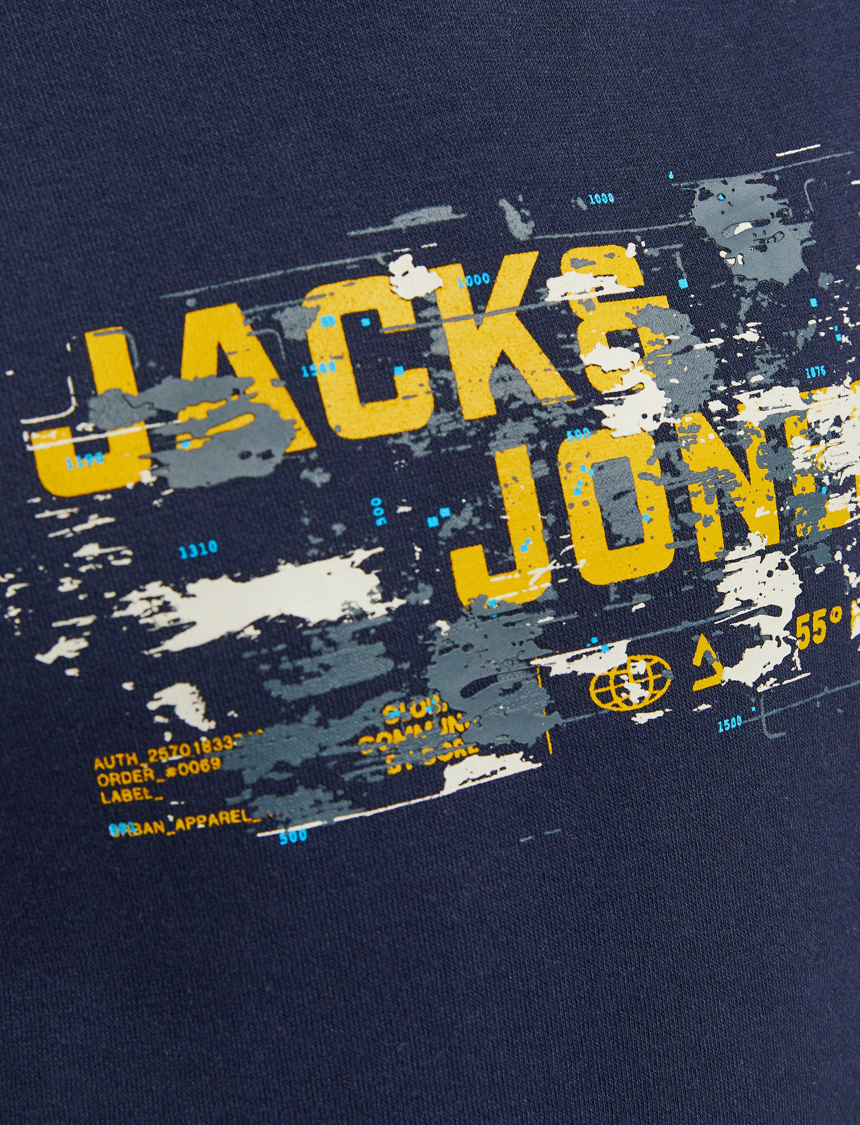 Jack & Jones - JCOOUTDOOR LOGO SWEAT HOOD SN JNR - navy blazer - 4