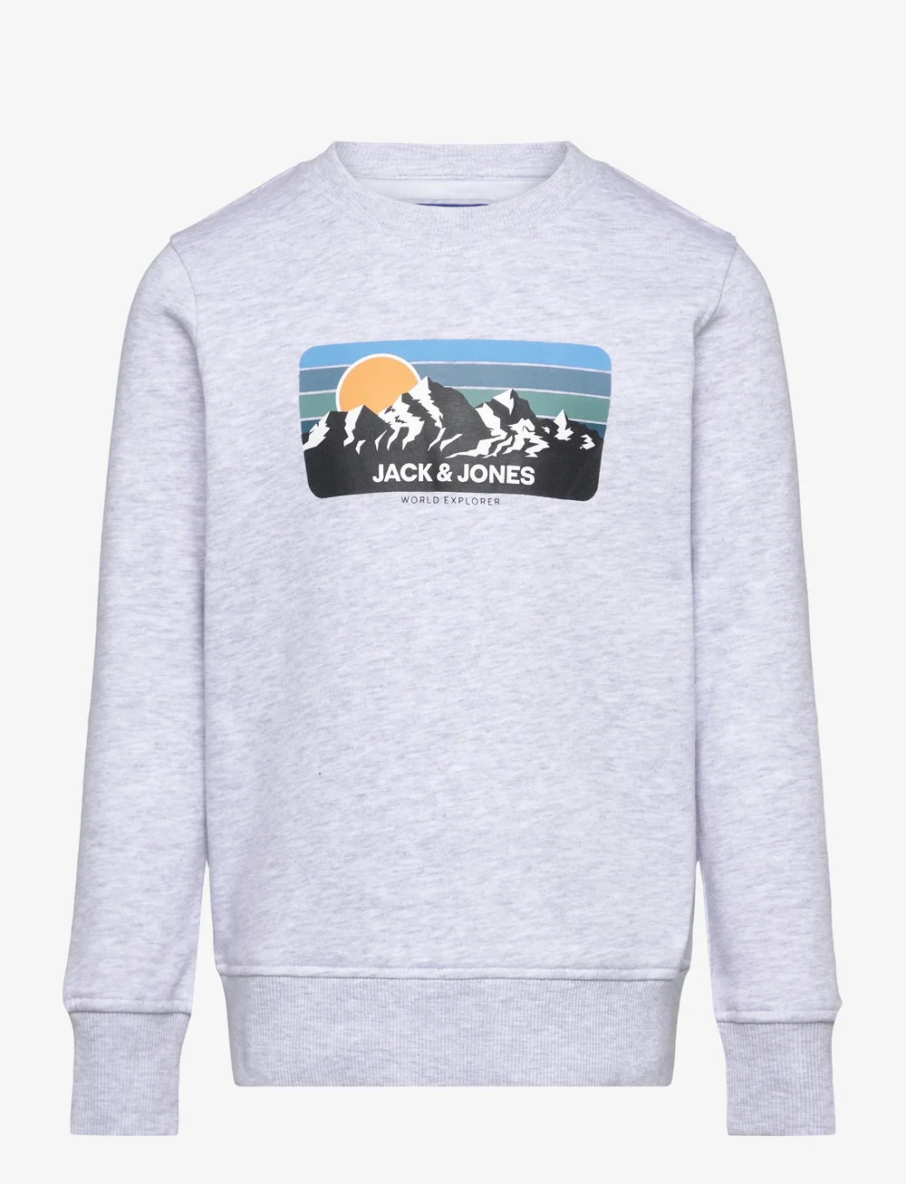 Jack & Jones - JJPEAK SWEAT CREW NECK JNR - sweatshirts - white melange - 1