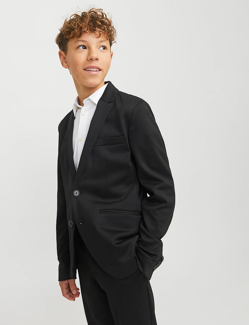 Jack & Jones - JJEJAXON JERSEY BLAZER NOOS JNR - einreiher - black - 4