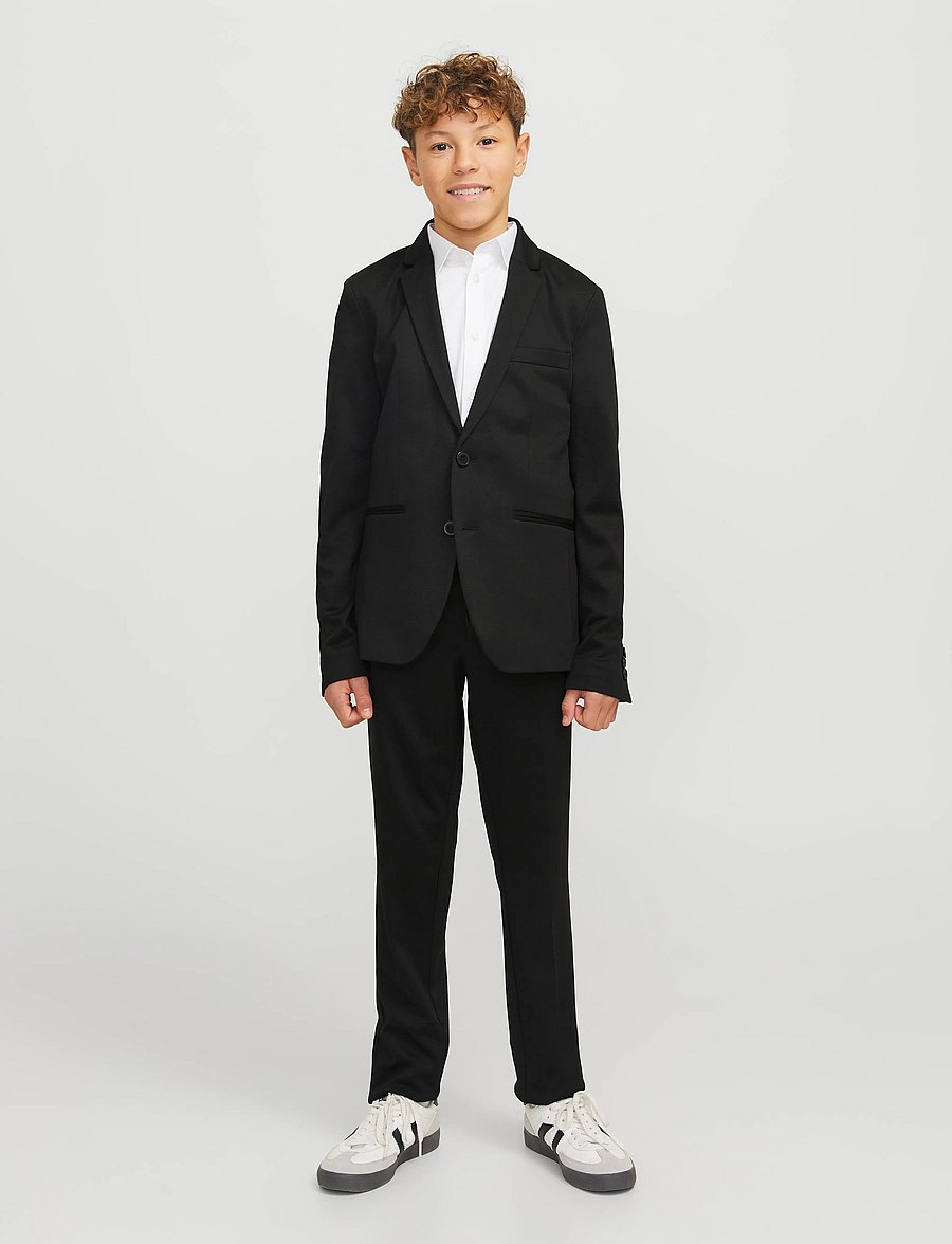 Jack & Jones - JJEJAXON JERSEY BLAZER NOOS JNR - blazers met enkele rij knopen - black - 5