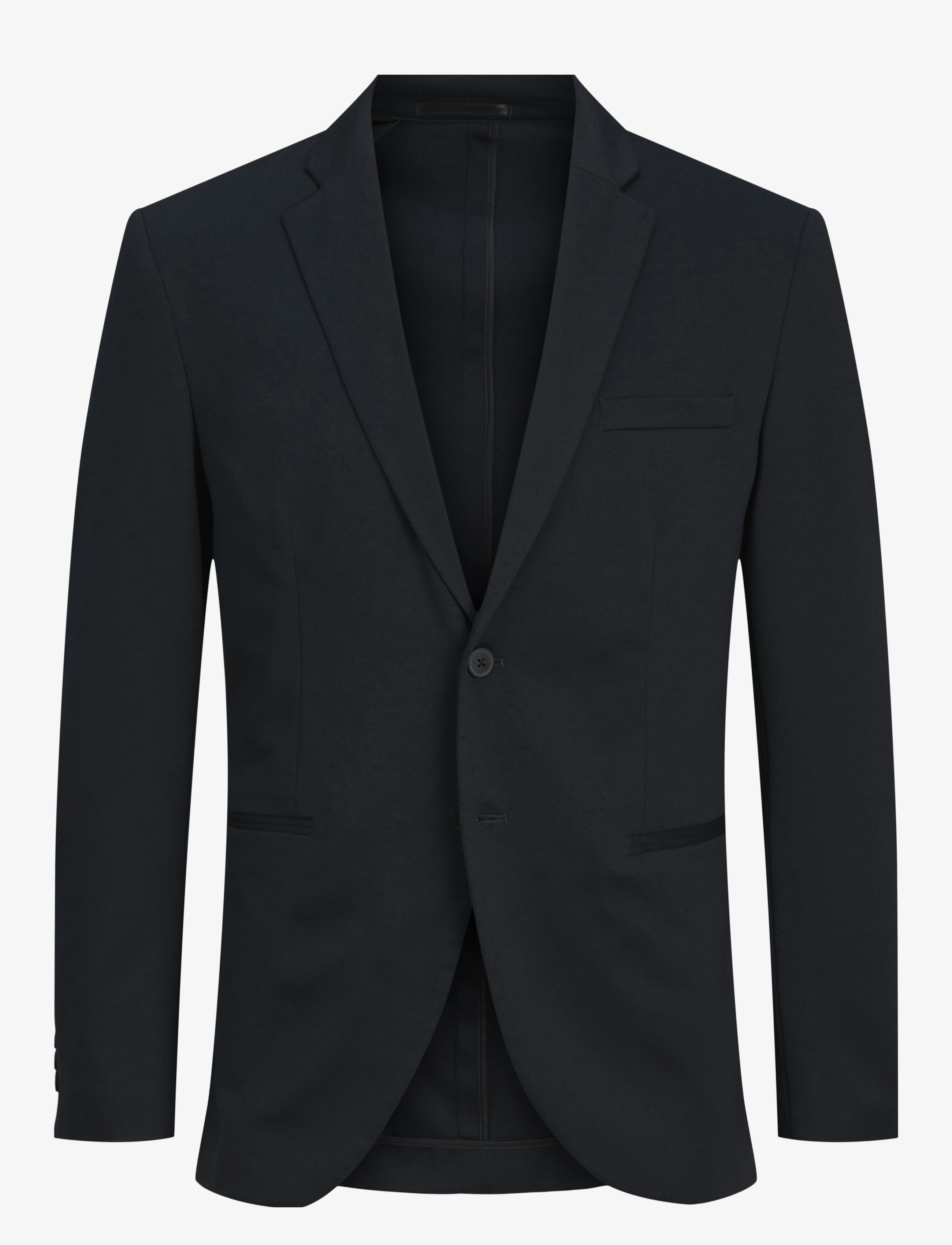 Jack & Jones JJEJAXON JERSEY BLAZER NOOS JNR - Överdelar - DARK NAVY / black