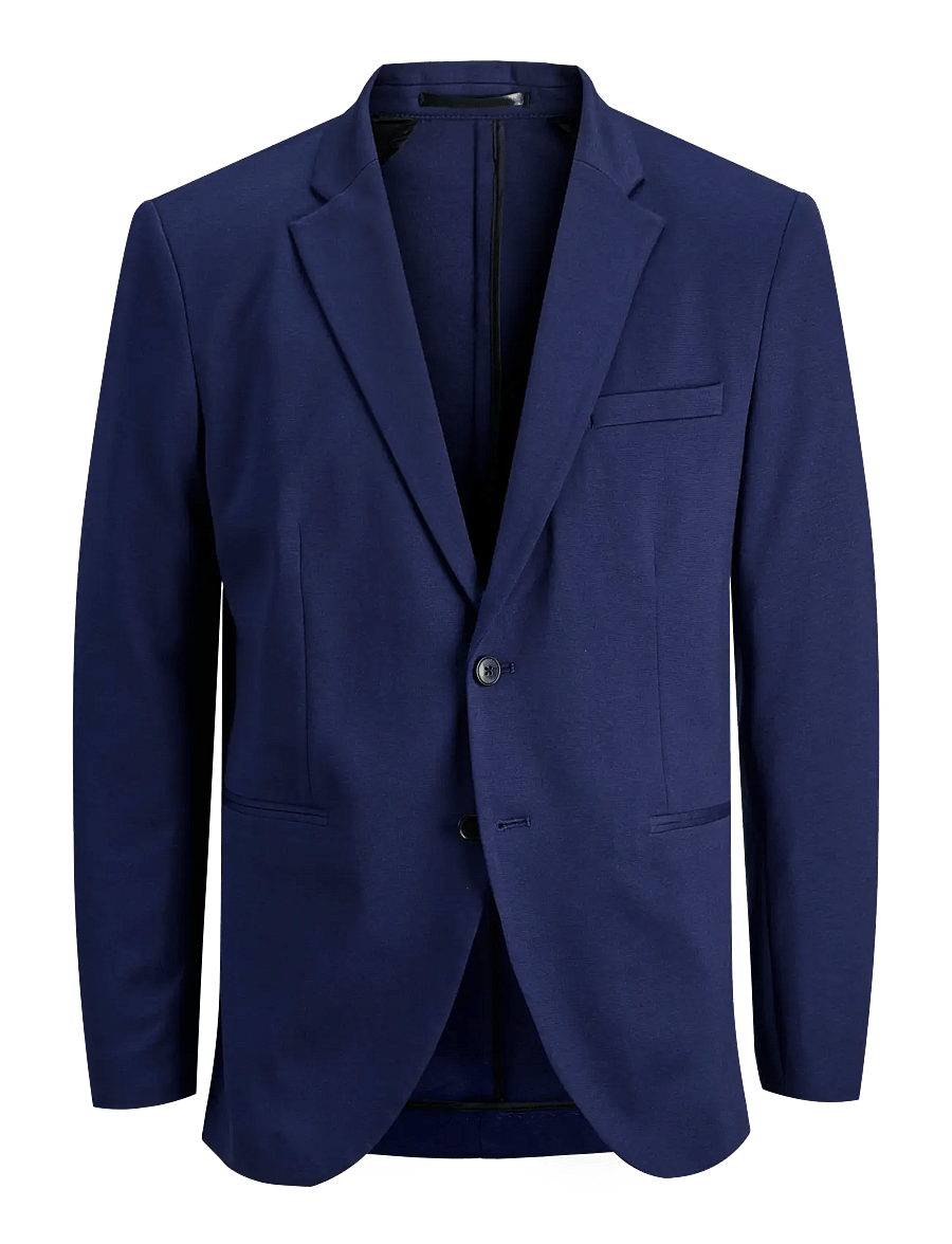 Jack & Jones - JJEJAXON JERSEY BLAZER NOOS JNR - Ühe rinnatisega pintsakud - medieval blue - 1