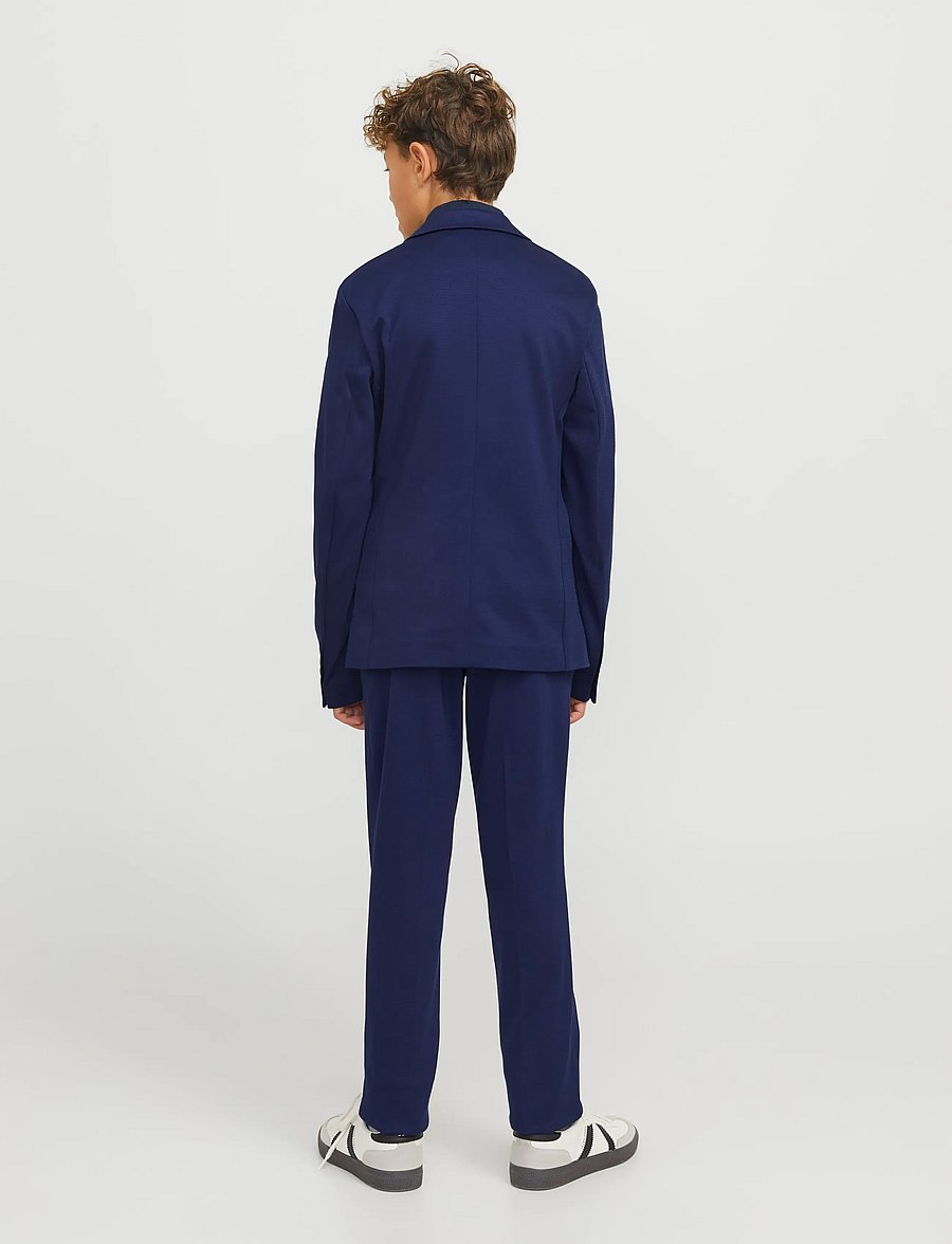 Jack & Jones - JJEJAXON JERSEY BLAZER NOOS JNR - Ühe rinnatisega pintsakud - medieval blue - 2