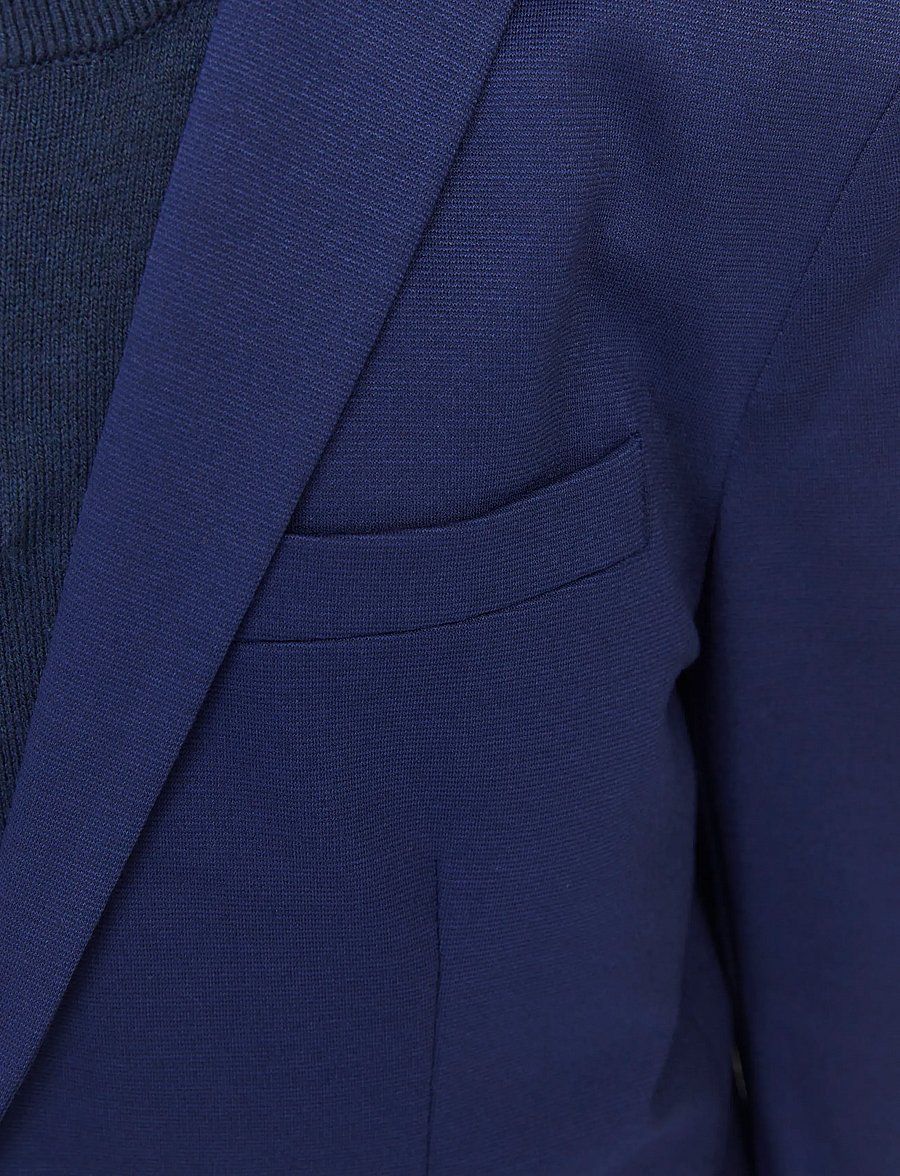 Jack & Jones - JJEJAXON JERSEY BLAZER NOOS JNR - Ühe rinnatisega pintsakud - medieval blue - 5