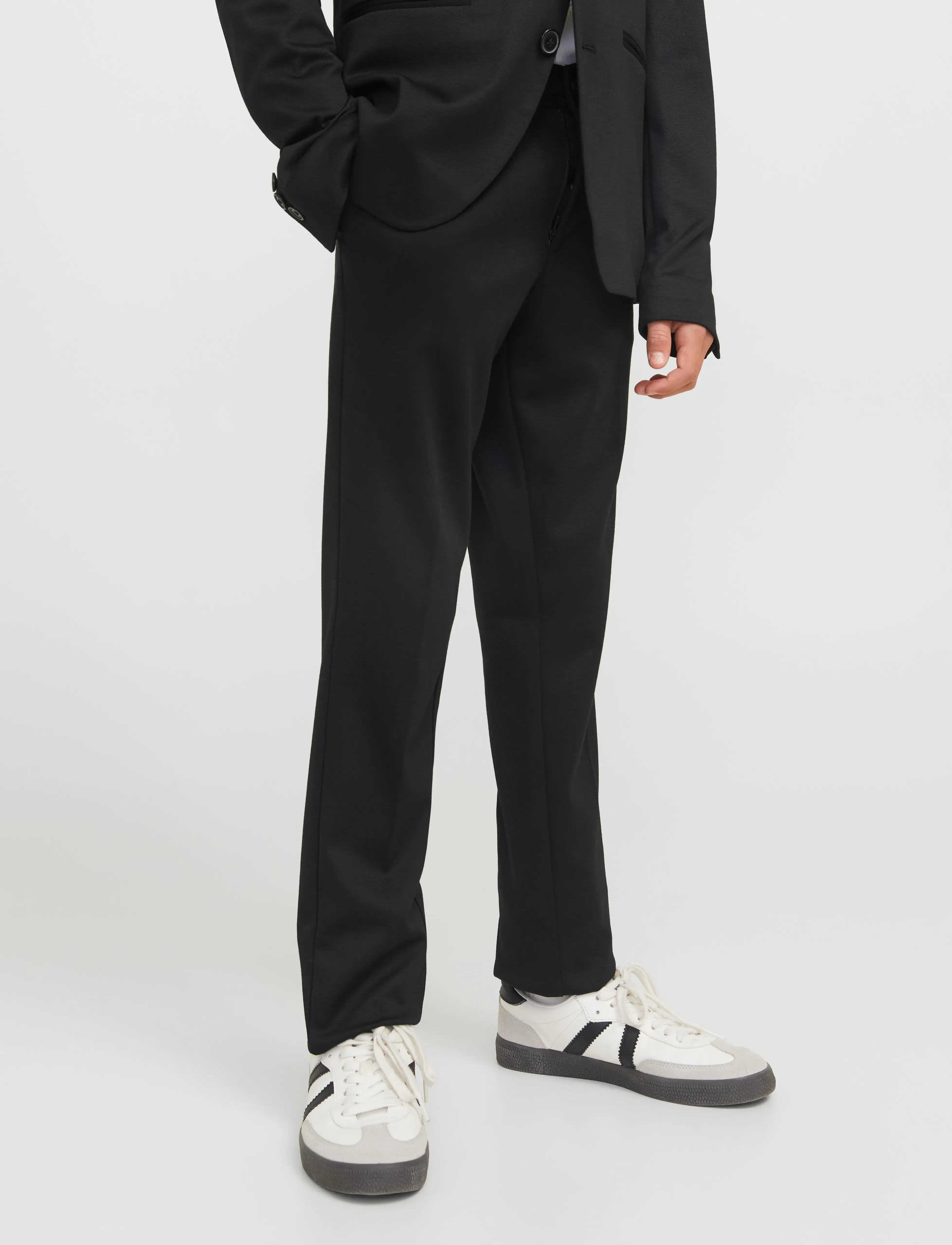 Jack & Jones JJEJAXON JERSEY TROUSER NOOS JNR - Hosen - BLACK / black