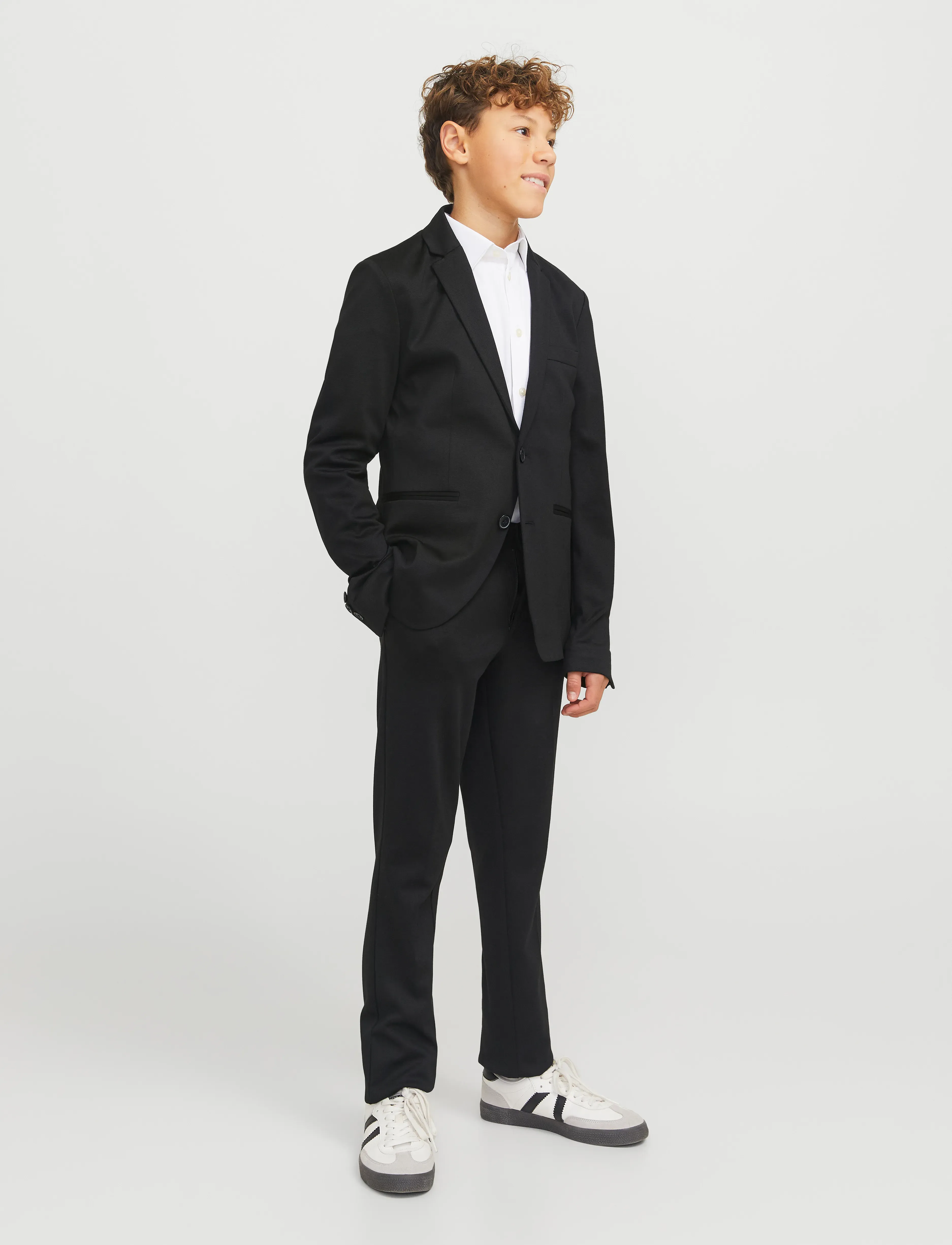 Jack & Jones - JJEJAXON JERSEY TROUSER NOOS JNR - trousers - black - 4