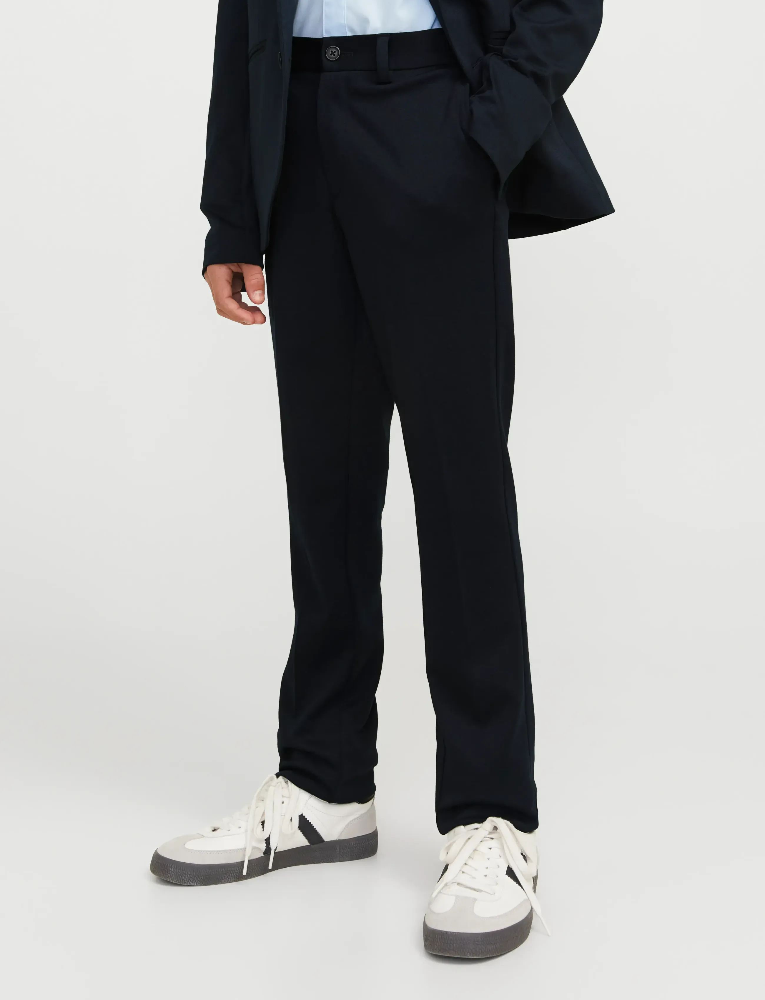 Jack & Jones JJEJAXON JERSEY TROUSER NOOS JNR - Underdele - DARK NAVY / navy