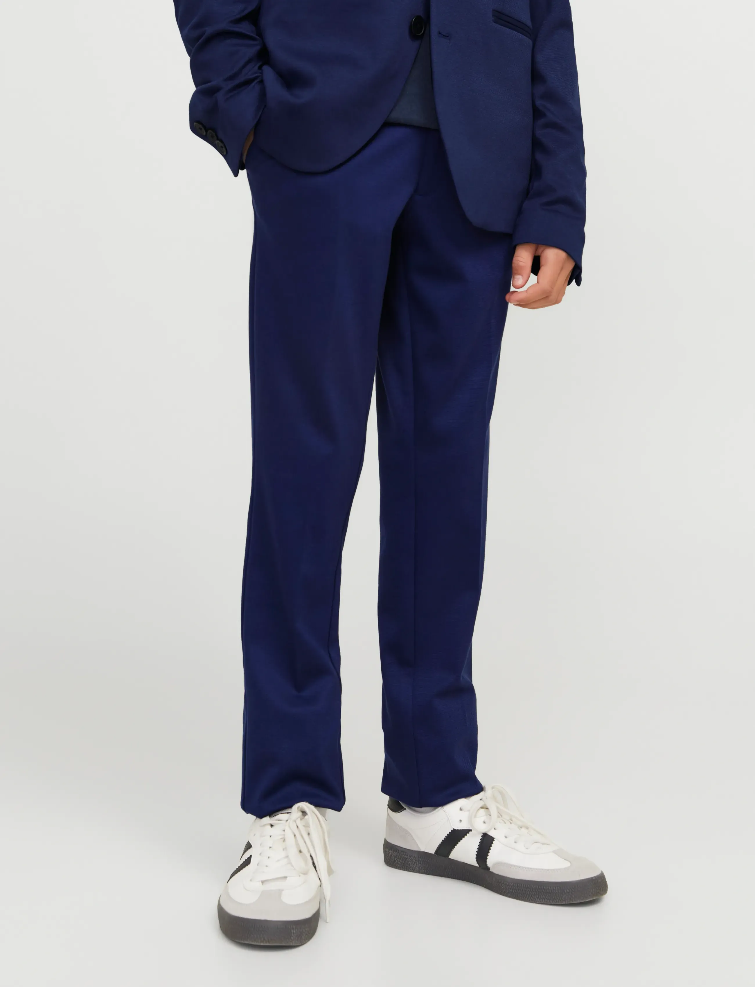 Jack & Jones JJEJAXON JERSEY TROUSER NOOS JNR - Trousers - MEDIEVAL BLUE / navy
