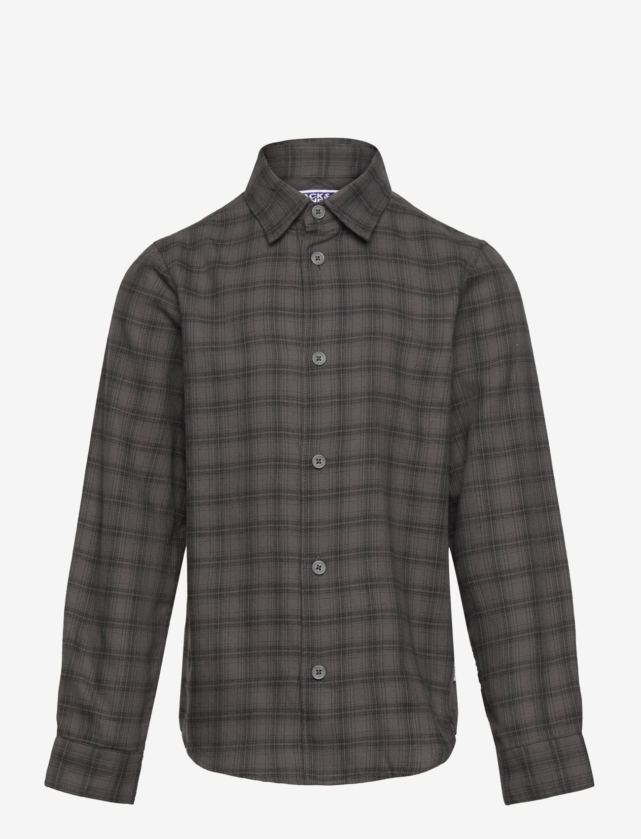 Jack & Jones - JCOCHARLIE CHECK SHIRT LS JNR - långärmade skjortor - pavement - 0