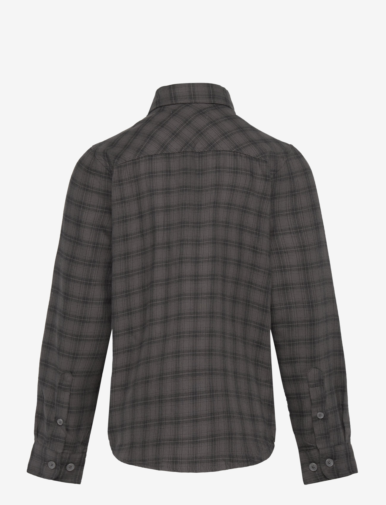 Jack & Jones - JCOCHARLIE CHECK SHIRT LS JNR - långärmade skjortor - pavement - 1