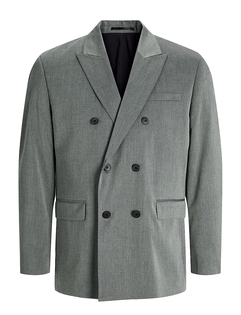 Jack & Jones - JPRBUSHWICK ASHTON DB BLAZER JNR - marynarki - dark grey - 1