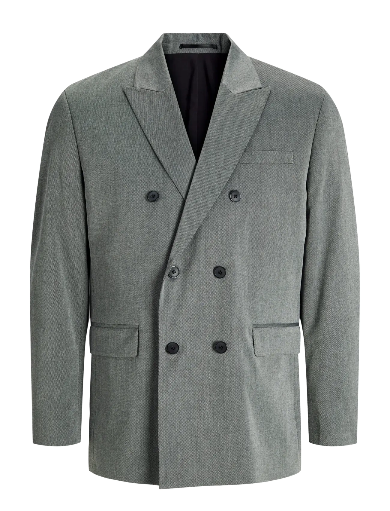 Jack & Jones JPRBUSHWICK ASHTON DB BLAZER JNR - Overdele - DARK GREY / grey