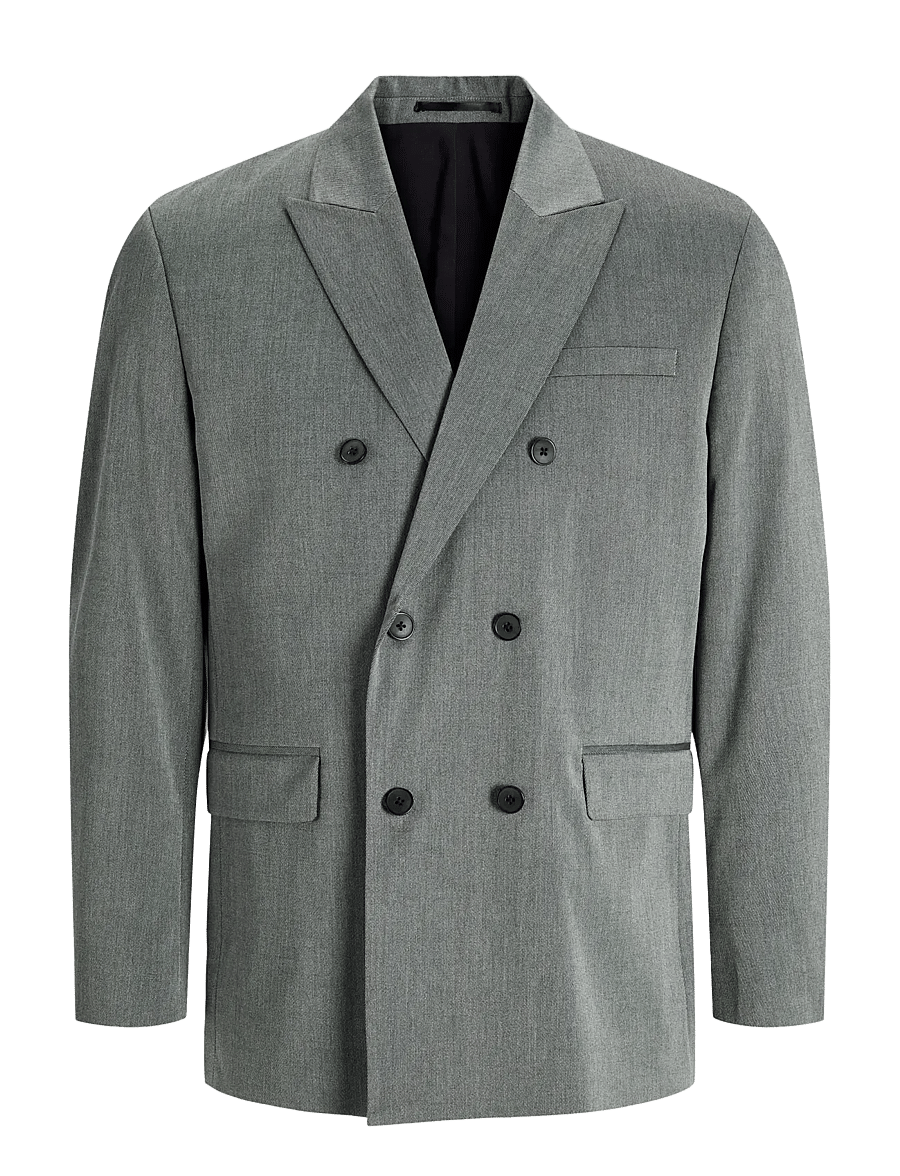Jack & Jones - JPRBUSHWICK ASHTON DB BLAZER JNR - blazer - dark grey - 1