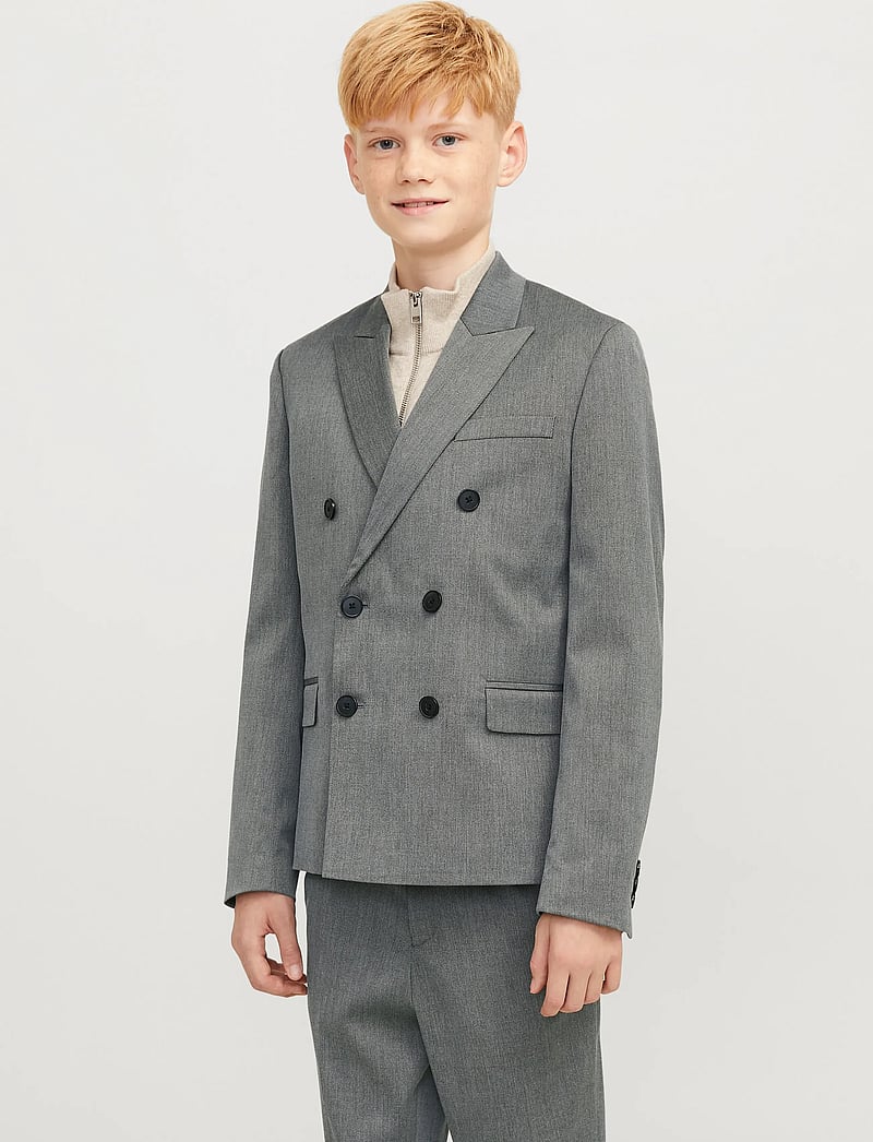 Jack & Jones - JPRBUSHWICK ASHTON DB BLAZER JNR - marynarki - dark grey - 0