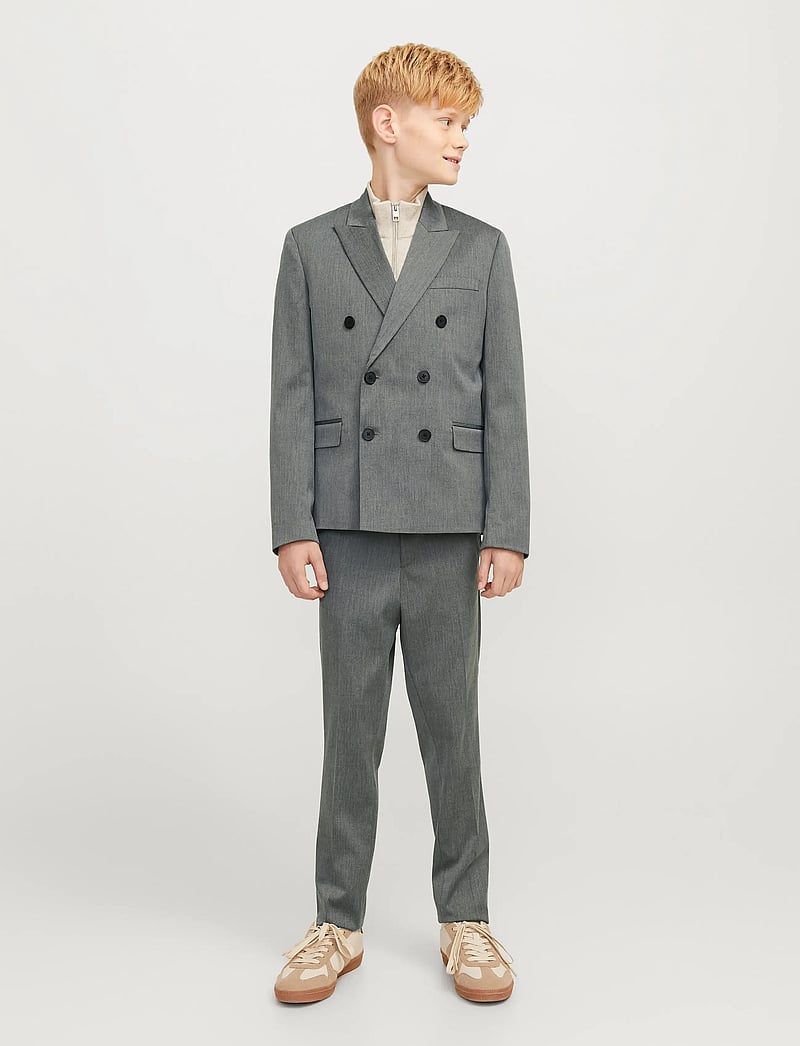 Jack & Jones - JPRBUSHWICK ASHTON DB BLAZER JNR - marynarki - dark grey - 3
