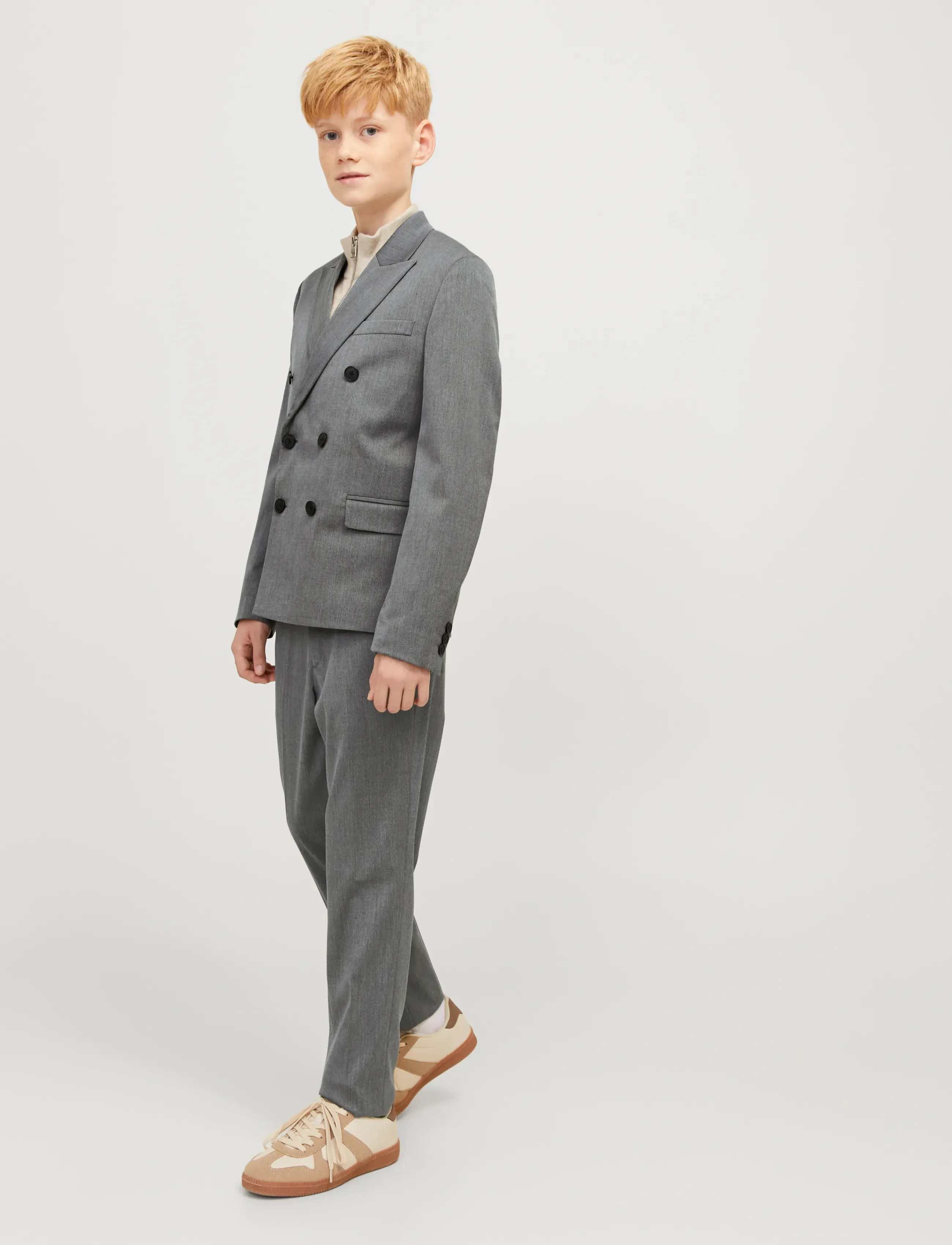 Jack & Jones - JPRBUSHWICK ASHTON TROUSER JNR - shop op leeftijd - dark grey - 4