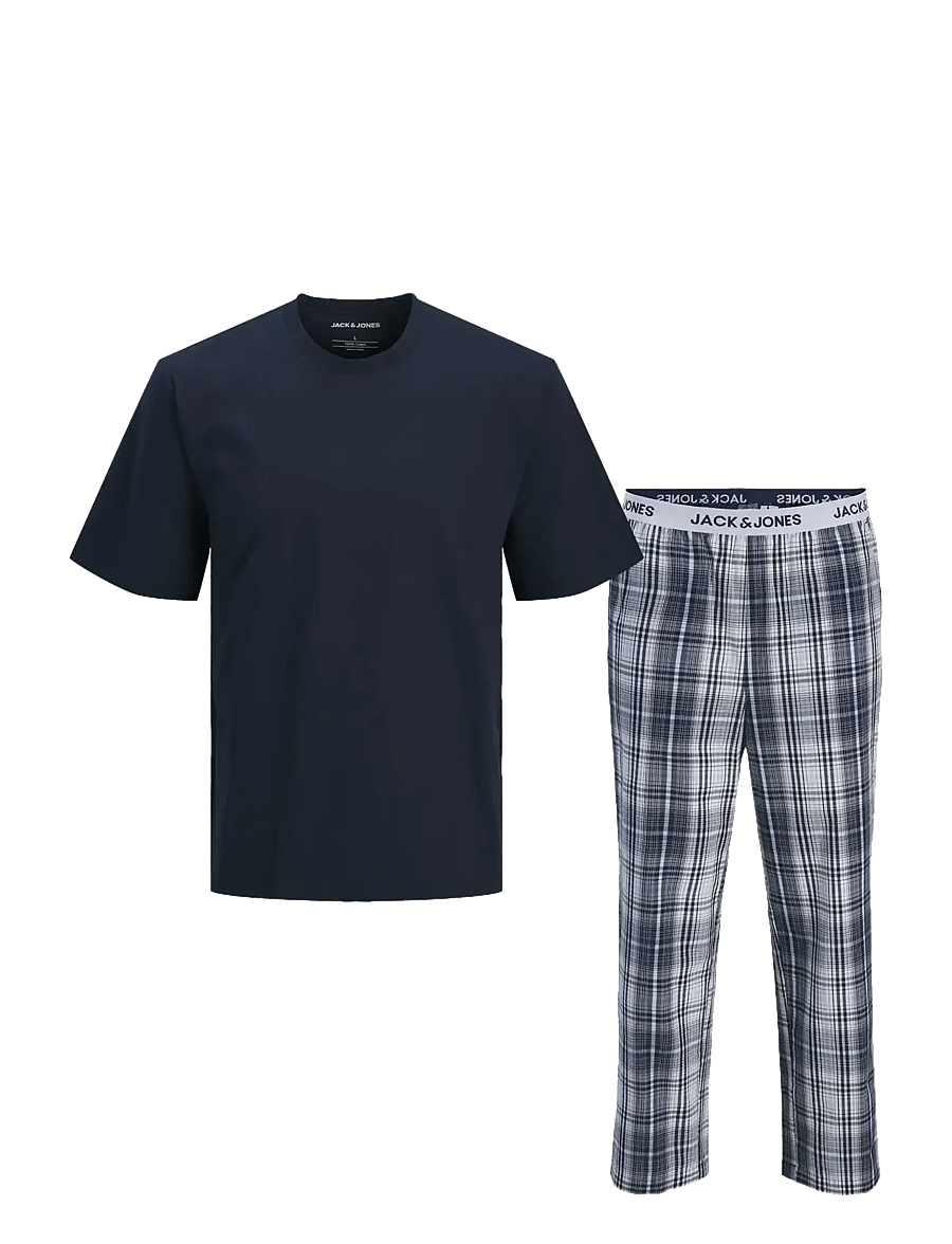 Jack & Jones - JACLUCA SS TEE AND WOVEN PANTS GIF JNR - sets mit kurzärmeligem t-shirt - sky captain - 0