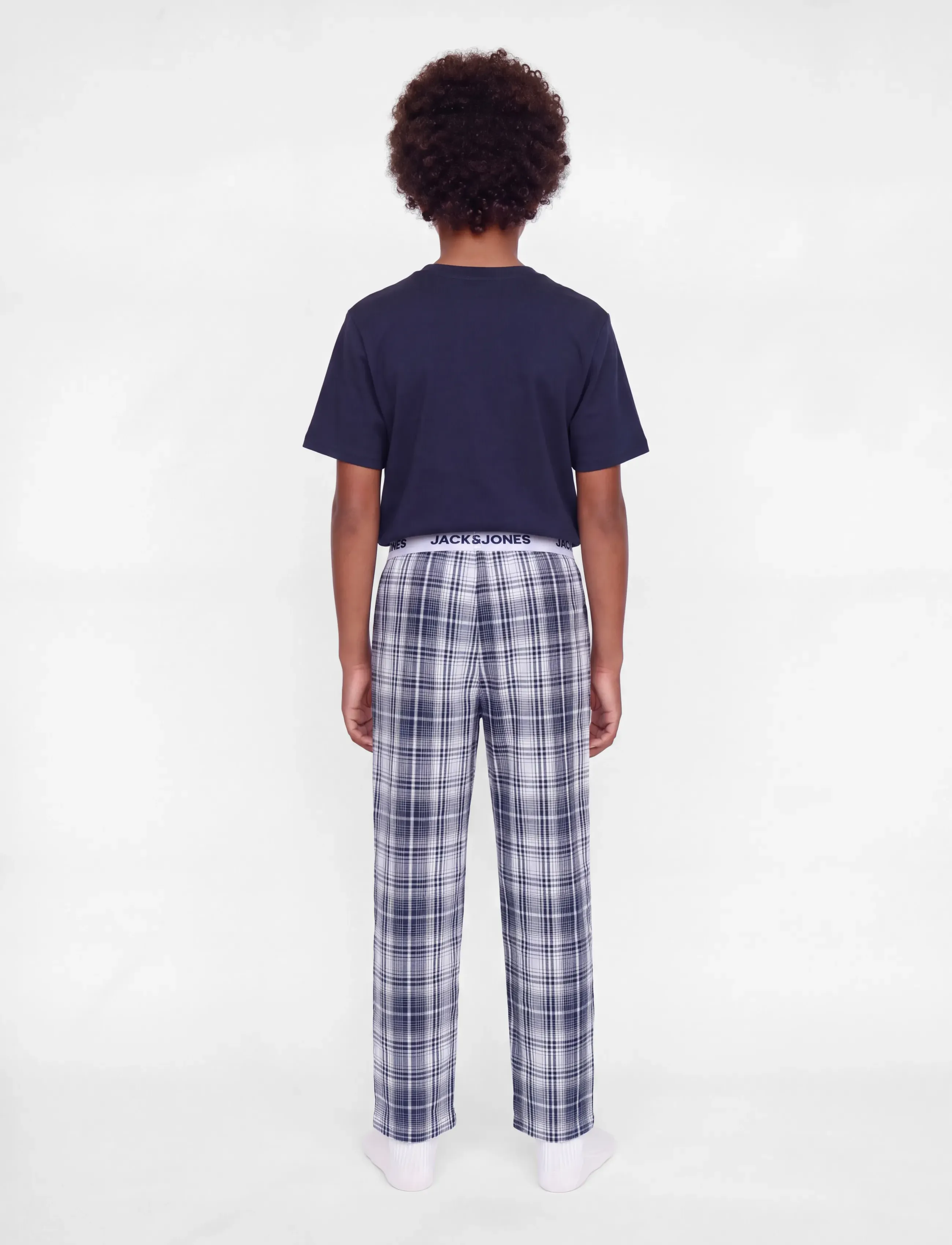 Jack & Jones - JACLUCA SS TEE AND WOVEN PANTS GIF JNR - sets mit kurzärmeligem t-shirt - sky captain - 2