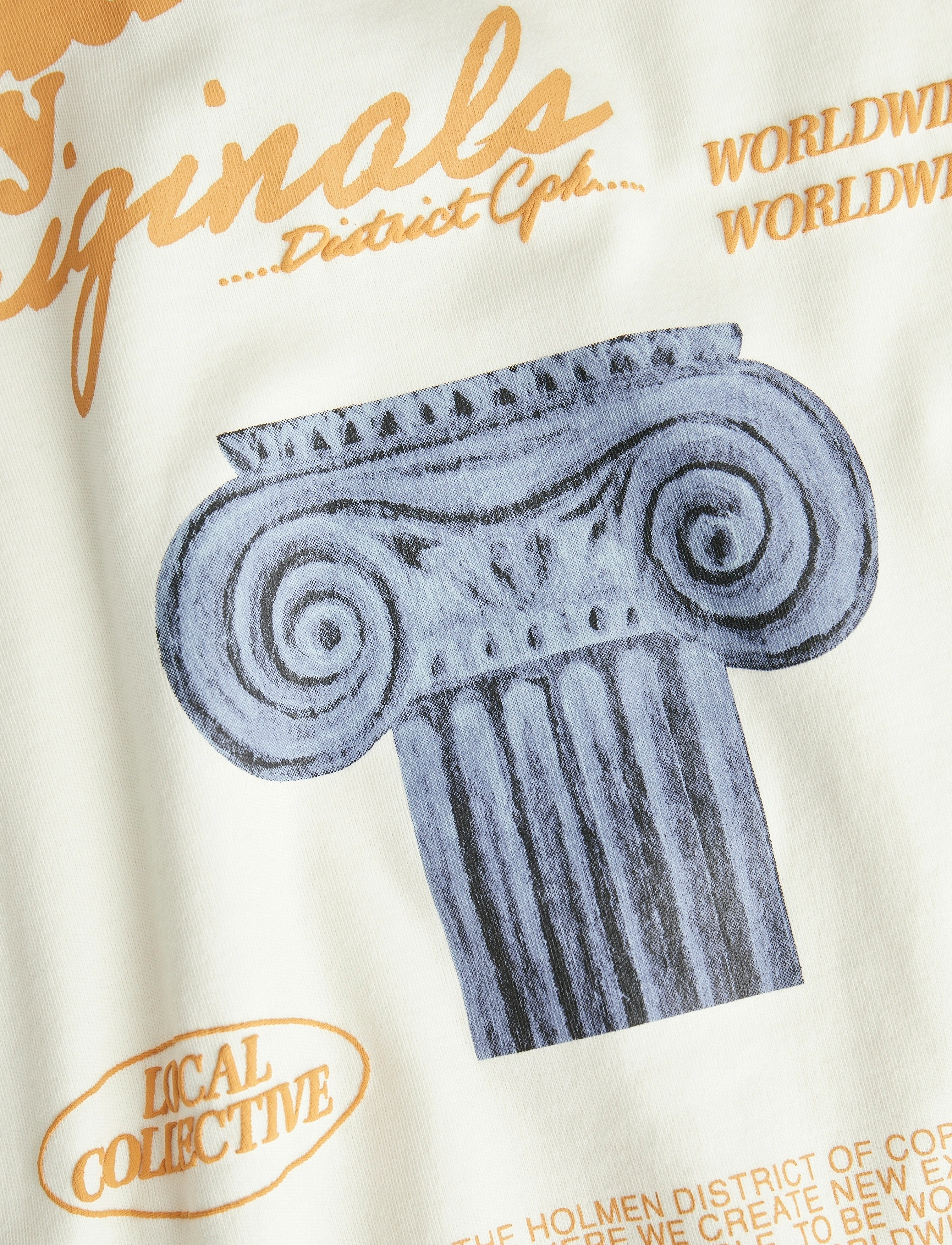 Jack & Jones - JORGREENPOINT BACK GRAPHIC TEE SS LN JNR - buttercream - 2