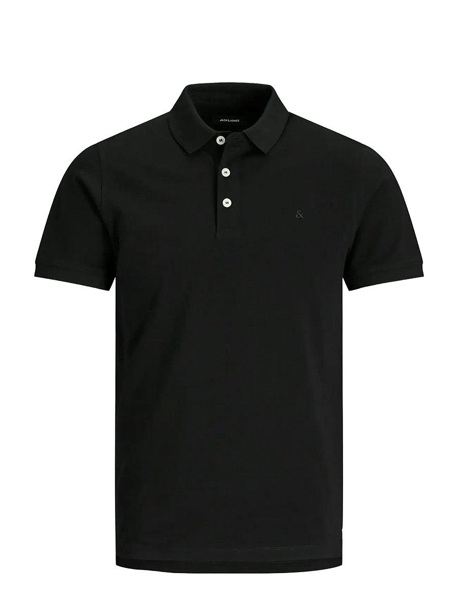 Jack & Jones - JJEPAULOS POLO SS NOOS JNR - polo krekli ar īsām piedurknēm - black - 1