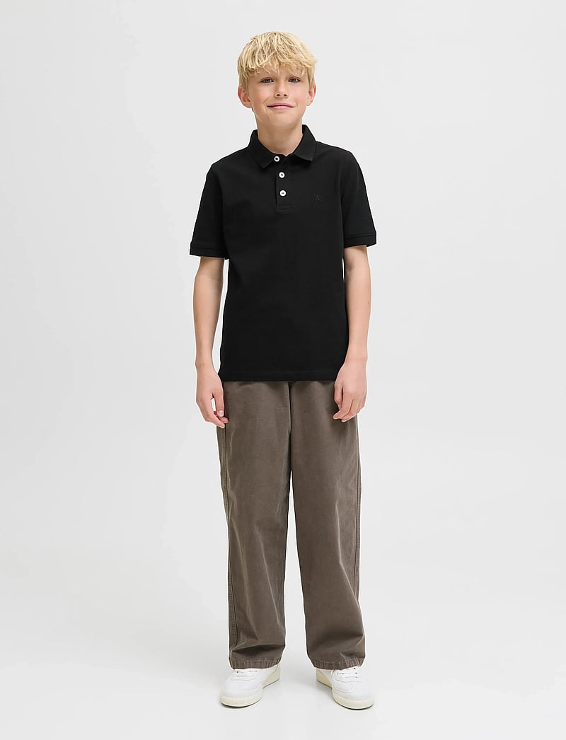 Jack & Jones - JJEPAULOS POLO SS NOOS JNR - lühikeste varrukatega polod - black - 3