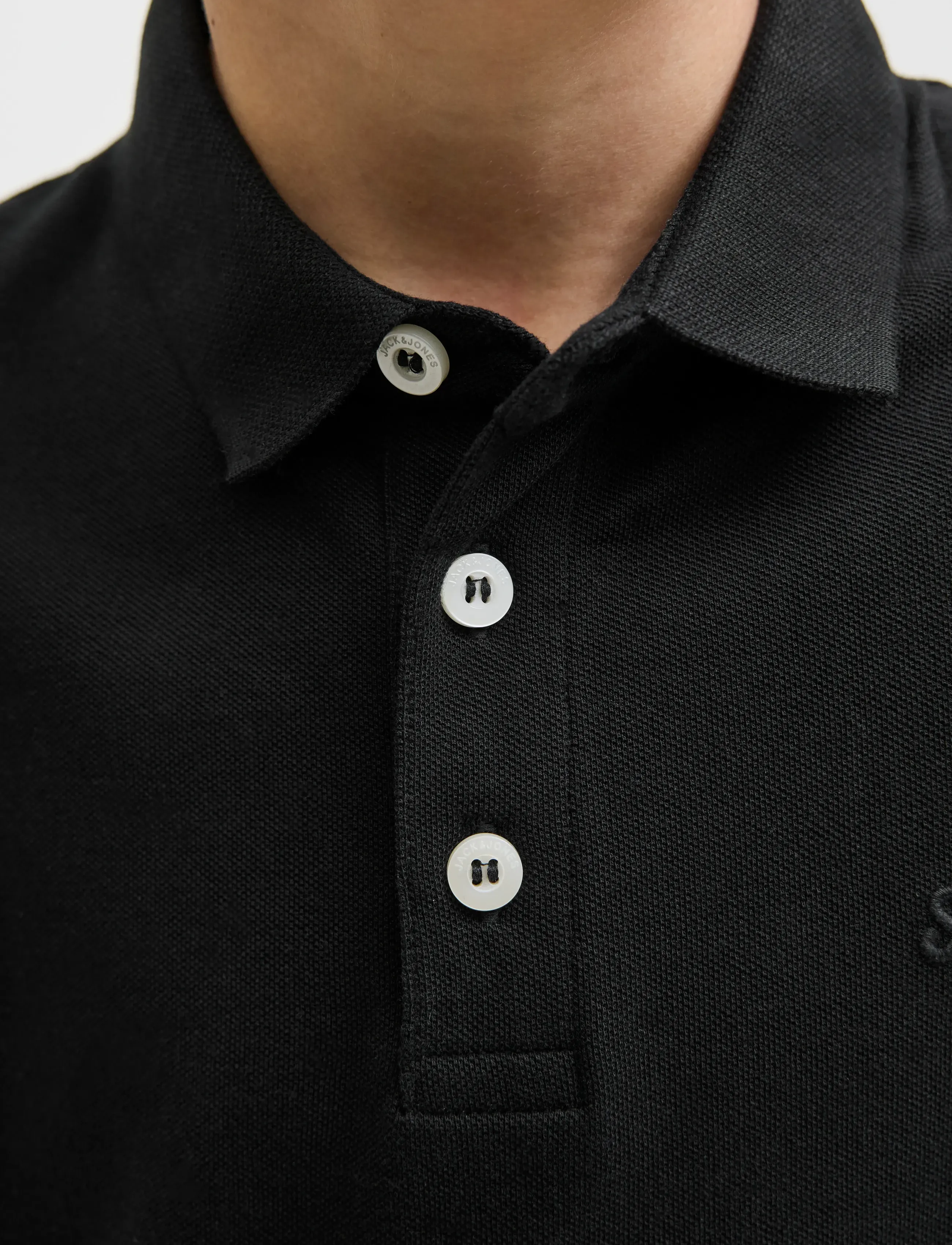 Jack & Jones - JJEPAULOS POLO SS NOOS JNR - kortermede poloskjorter - black - 4