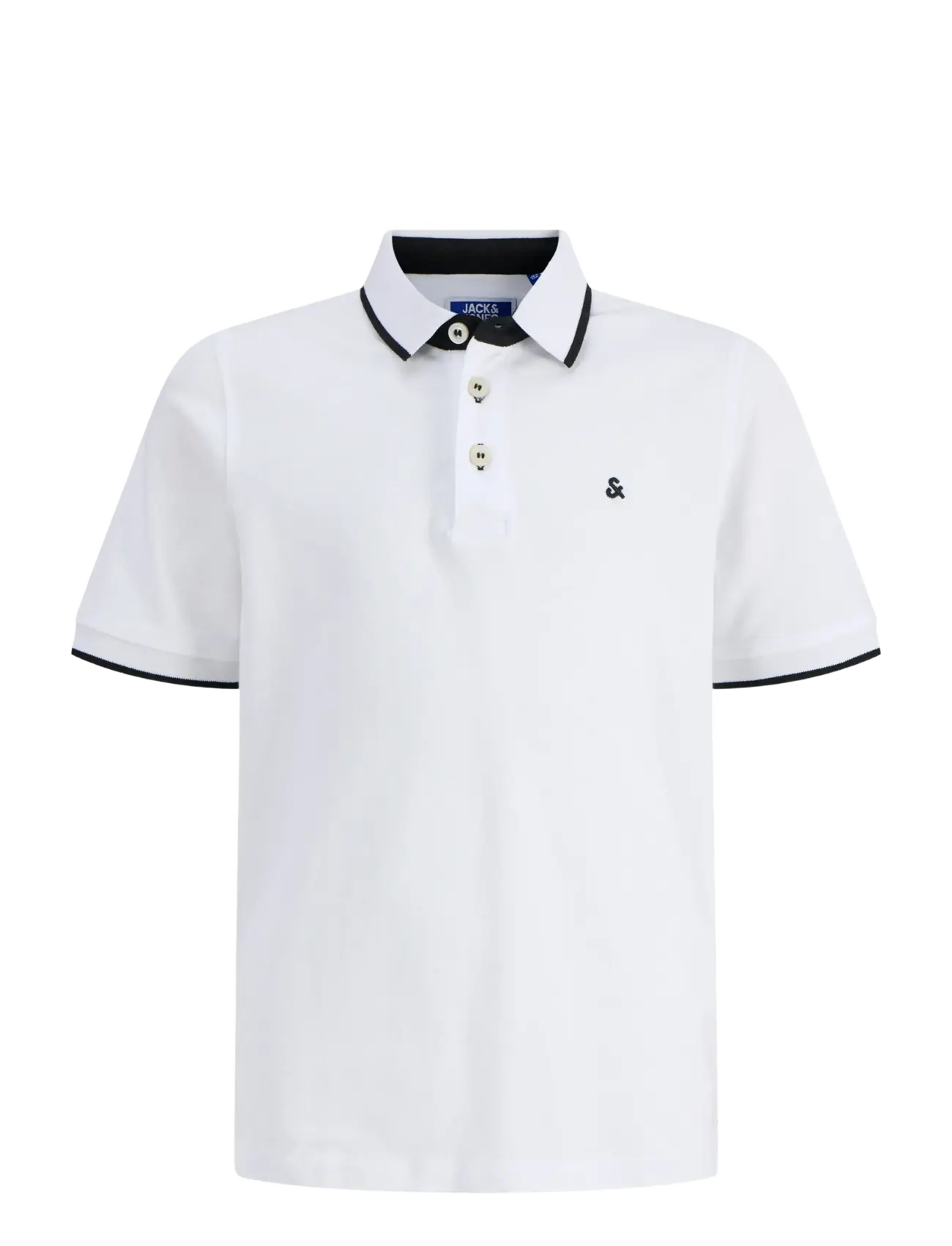 Jack & Jones JJEPAULOS POLO SS NOOS JNR - Klær - WHITE / white