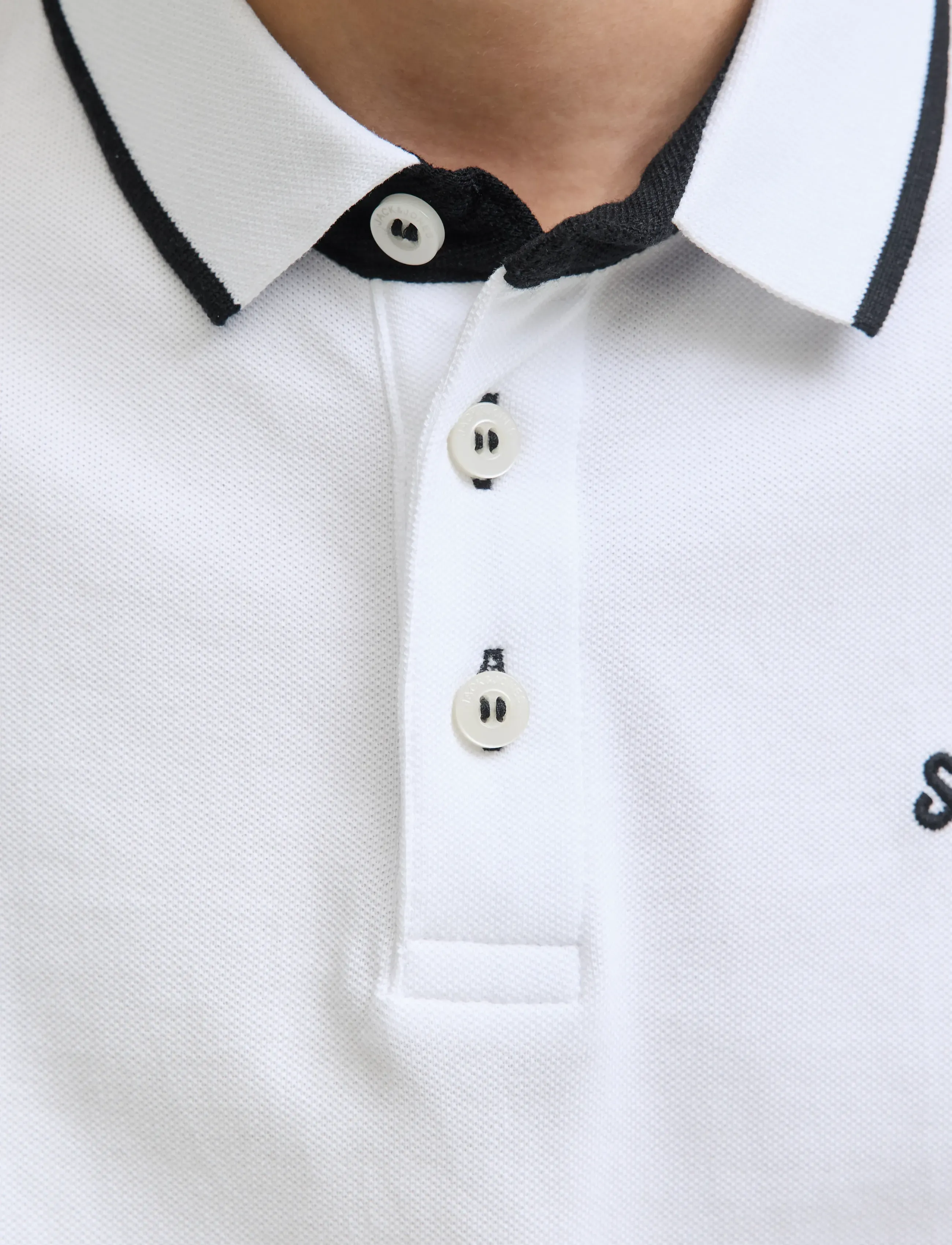 Jack & Jones - JJEPAULOS POLO SS NOOS JNR - kortærmede poloer - white - 5