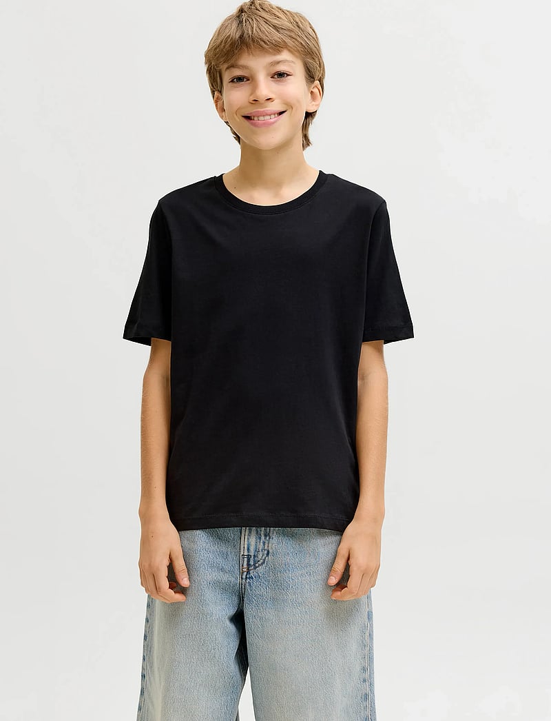 Jack & Jones - JJEORGANIC BASIC TEE SS 3PK MP NOOS JNR - kortärmade t-shirts - black - 2