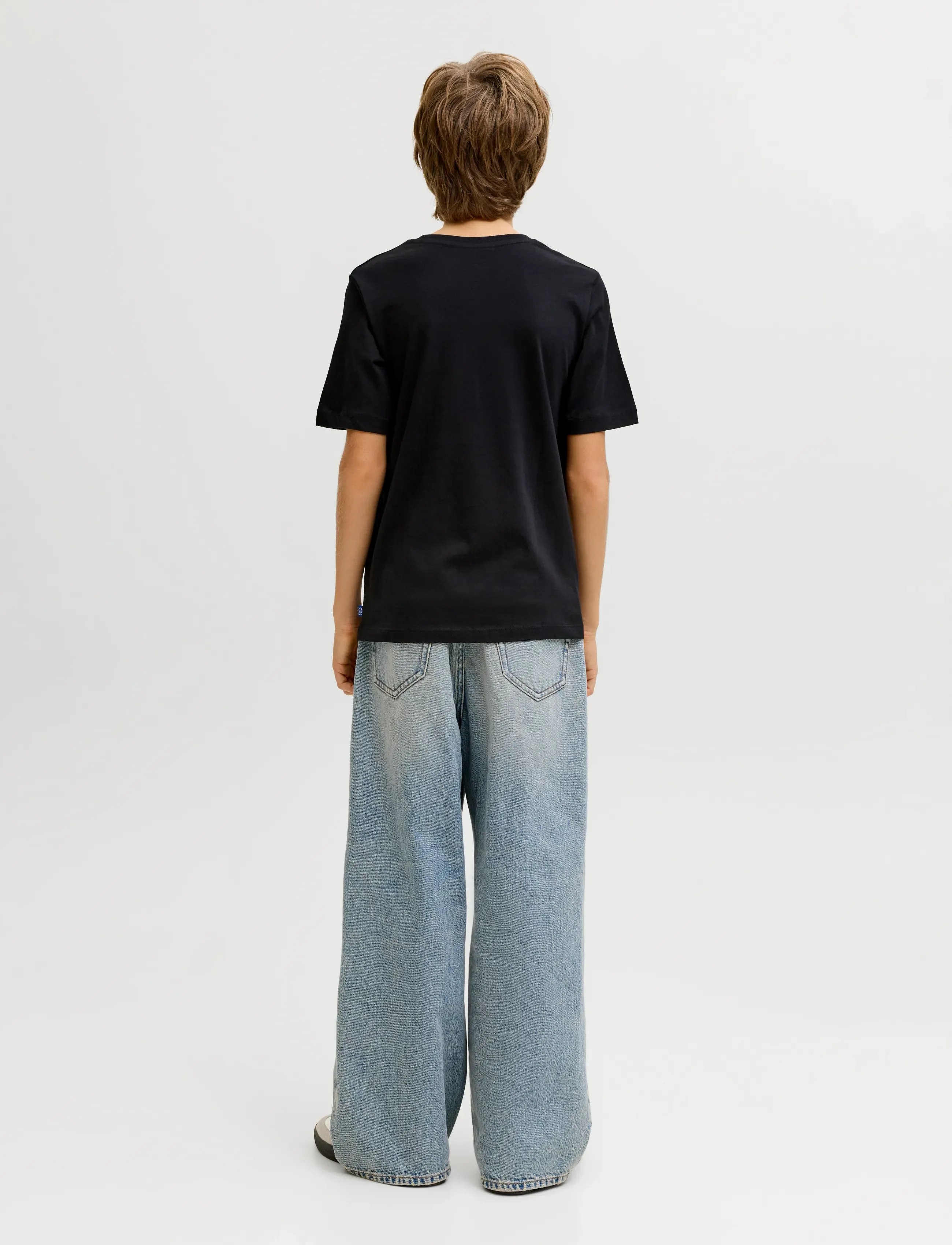 Jack & Jones - JJEORGANIC BASIC TEE SS 3PK MP NOOS JNR - kortärmade t-shirts - black - 3