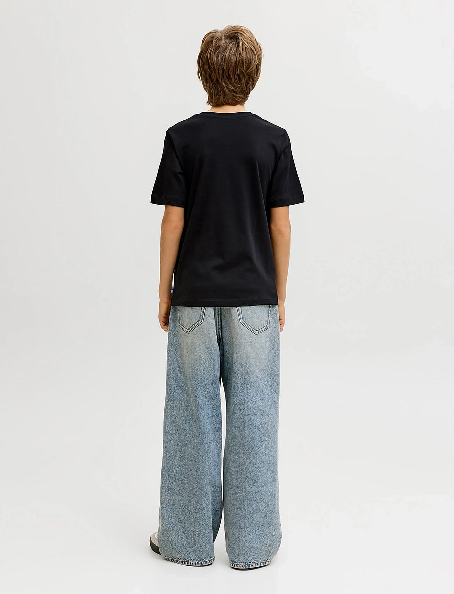 Jack & Jones - JJEORGANIC BASIC TEE SS 3PK MP NOOS JNR - kortärmade t-shirts - black - 3