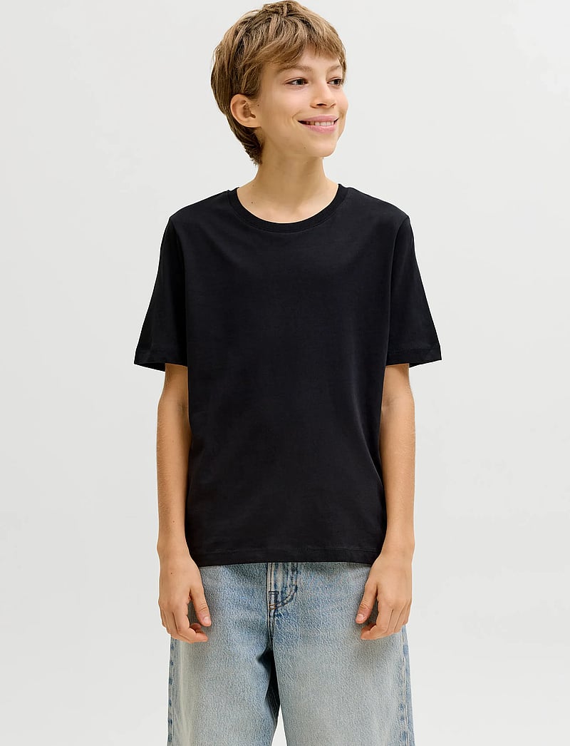 Jack & Jones - JJEORGANIC BASIC TEE SS 3PK MP NOOS JNR - kortärmade t-shirts - black - 5