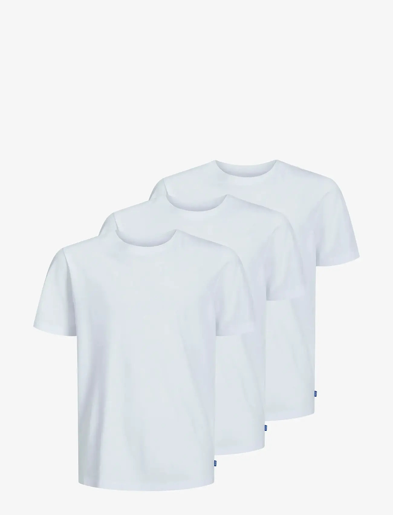Jack & Jones - JJEORGANIC BASIC TEE SS 3PK MP NOOS JNR - marškinėliai trumpomis rankovėmis - white - 0