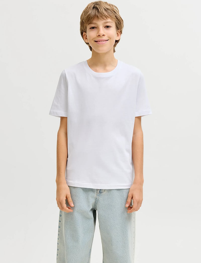 Jack & Jones - JJEORGANIC BASIC TEE SS 3PK MP NOOS JNR - marškinėliai trumpomis rankovėmis - white - 2