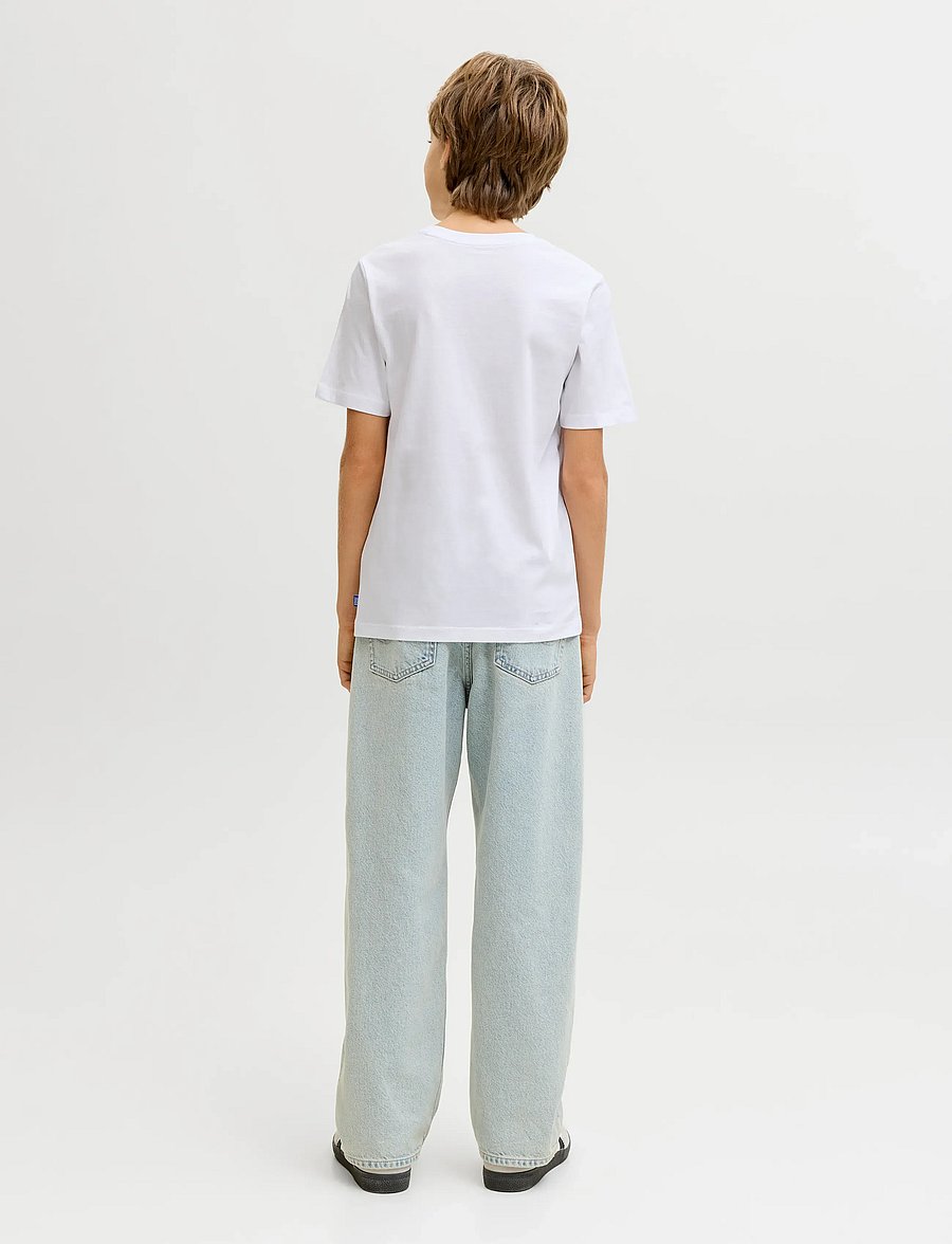 Jack & Jones - JJEORGANIC BASIC TEE SS 3PK MP NOOS JNR - t-krekli ar īsām piedurknēm - white - 3