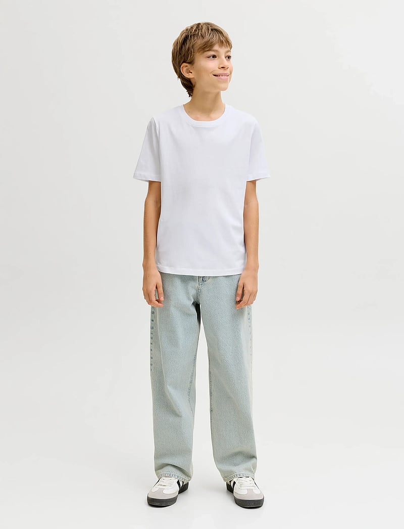 Jack & Jones - JJEORGANIC BASIC TEE SS 3PK MP NOOS JNR - marškinėliai trumpomis rankovėmis - white - 4