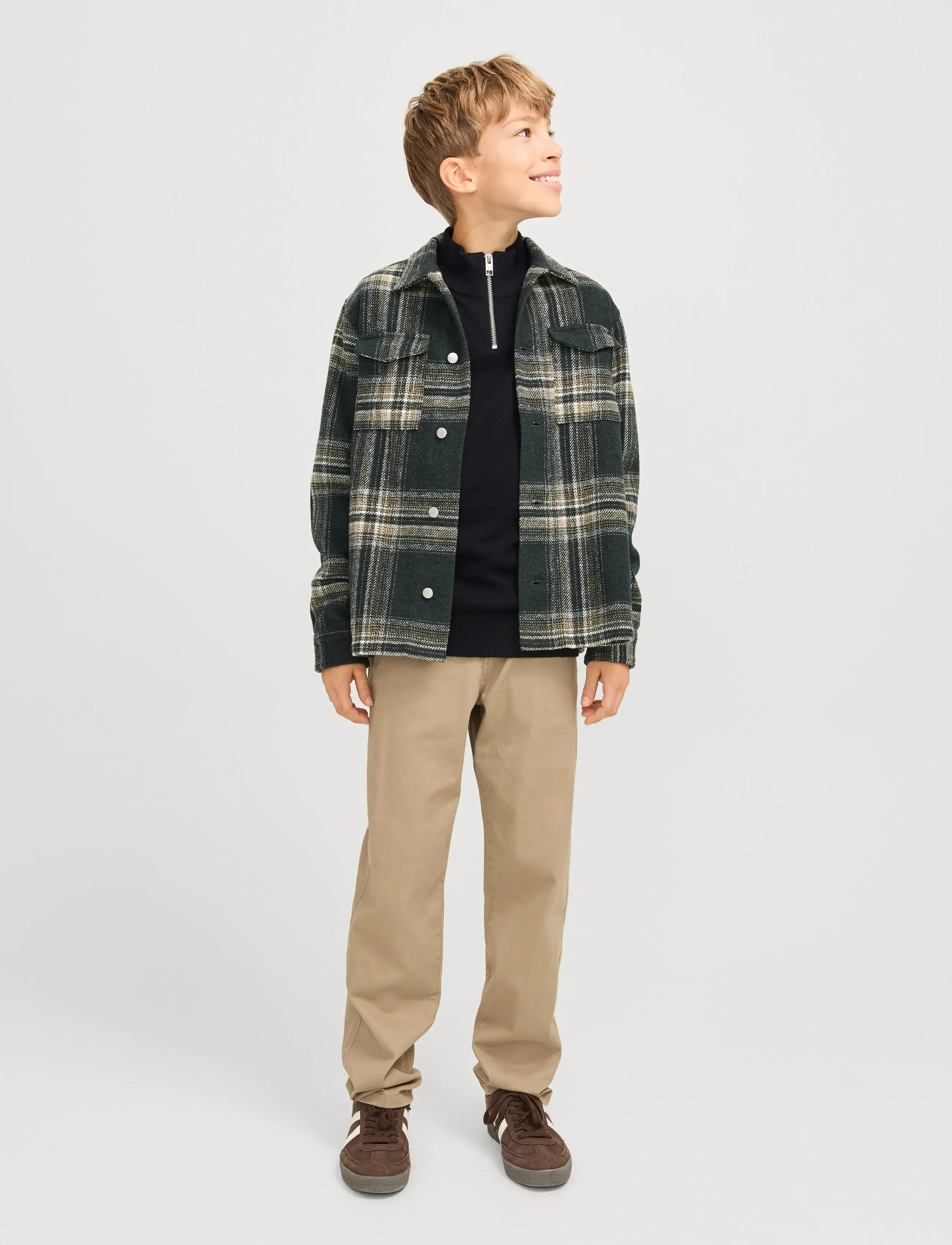 Jack & Jones - JJEEMIL KNIT HALF ZIP NOOS JNR - pullover - black - 3