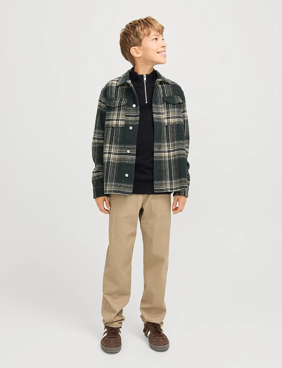 Jack & Jones - JJEEMIL KNIT HALF ZIP NOOS JNR - pullover - black - 3