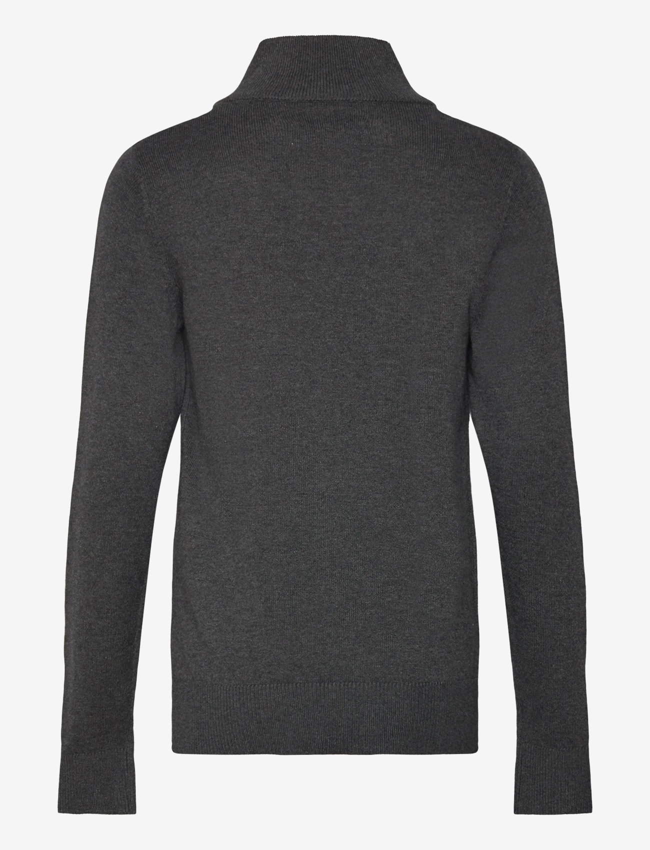 Jack & Jones - JJEEMIL KNIT HALF ZIP NOOS JNR - džemperiai - dark grey melange - 2