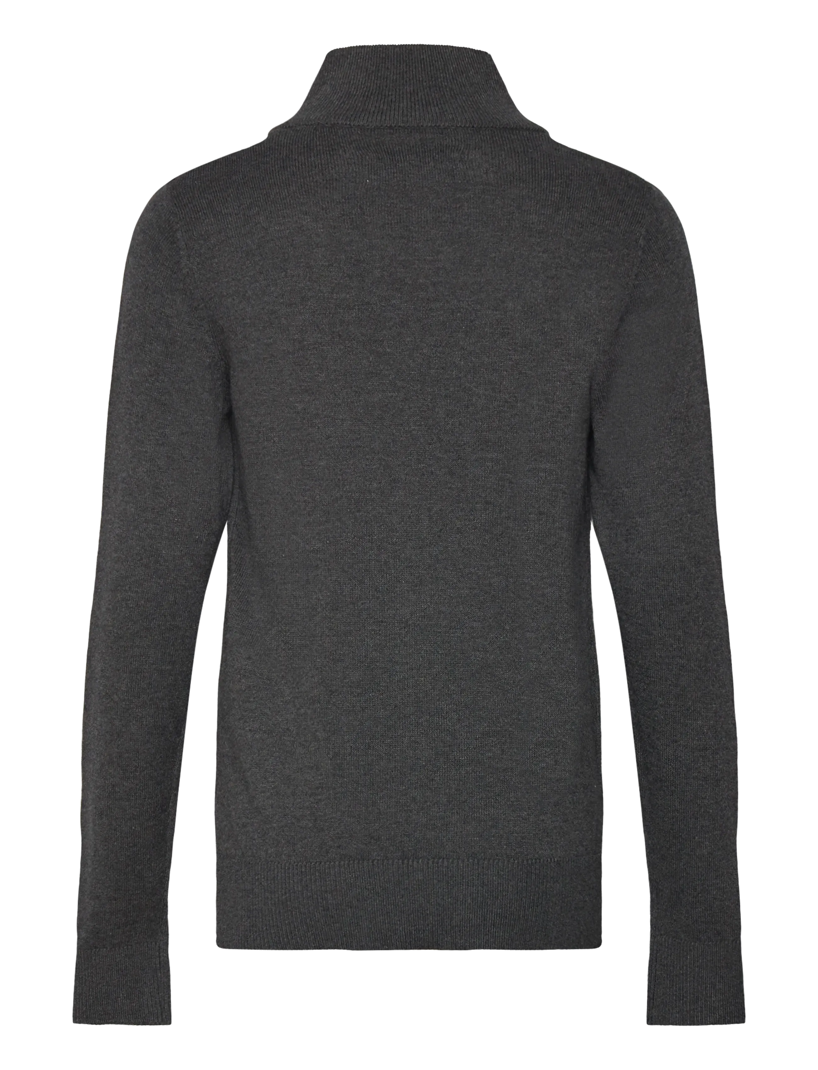 Jack & Jones - JJEEMIL KNIT HALF ZIP NOOS JNR - džemprid - dark grey melange - 2