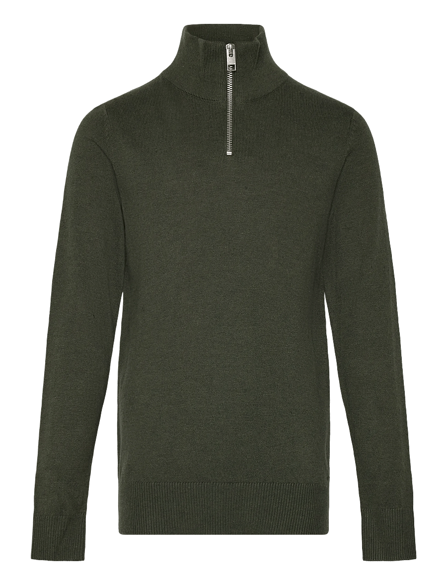 Jack & Jones - JJEEMIL KNIT HALF ZIP NOOS JNR - pullover - duffel bag - 1