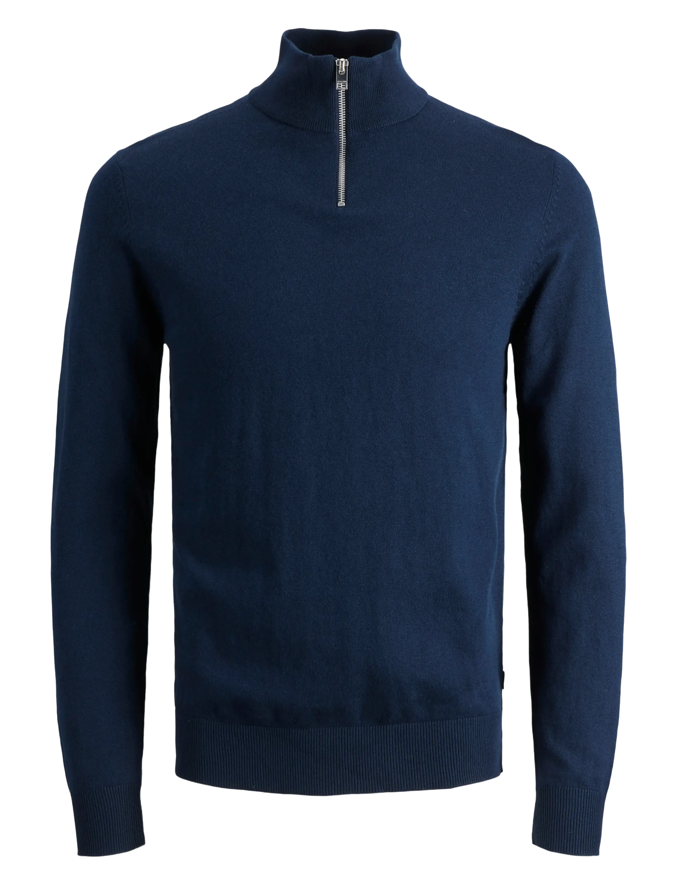 Jack & Jones JJEEMIL KNIT HALF ZIP NOOS JNR - Strickmode - NAVY BLAZER / navy