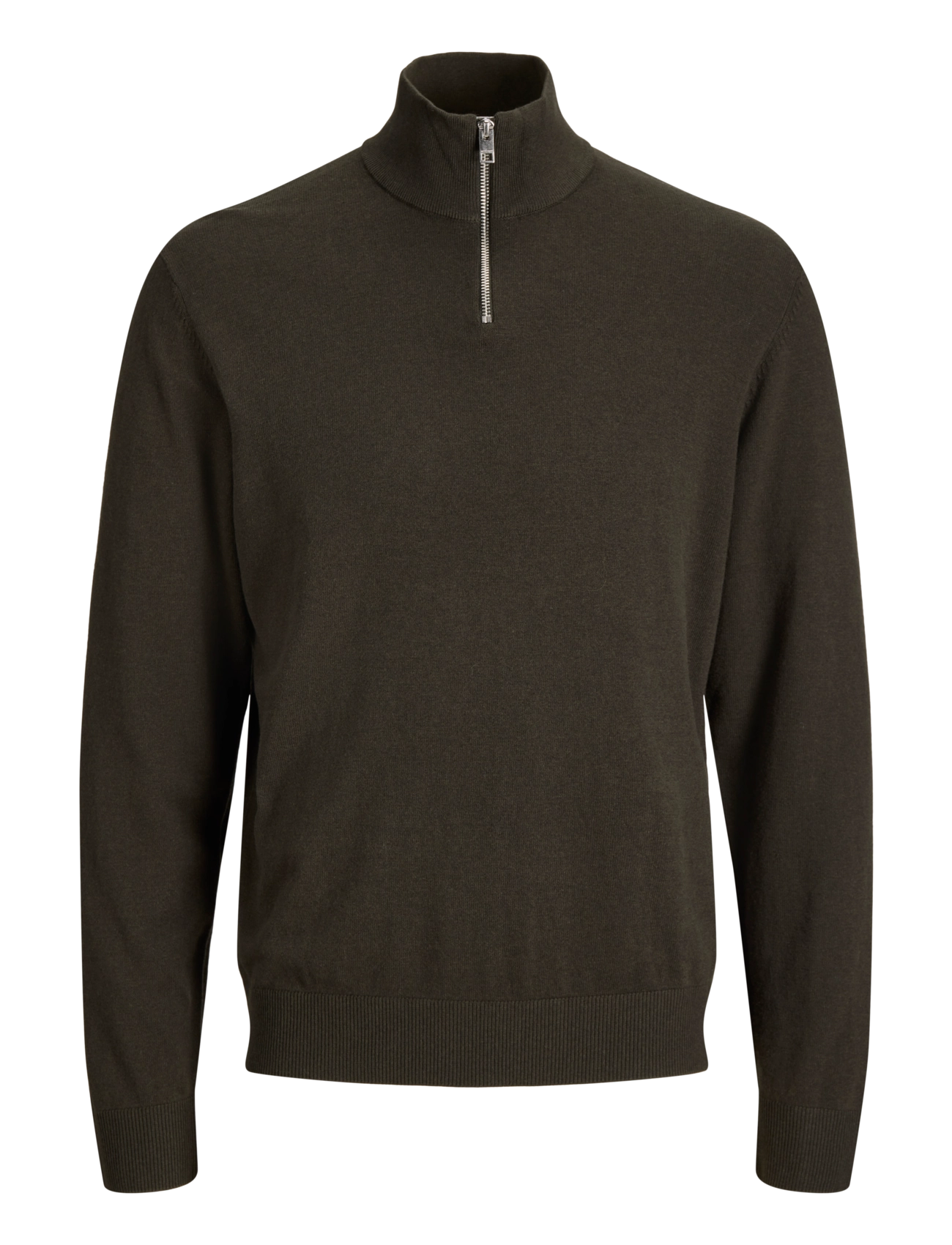 Jack & Jones JJEEMIL KNIT HALF ZIP NOOS JNR - Jack & Jones Junior - ROSIN / khaki/green