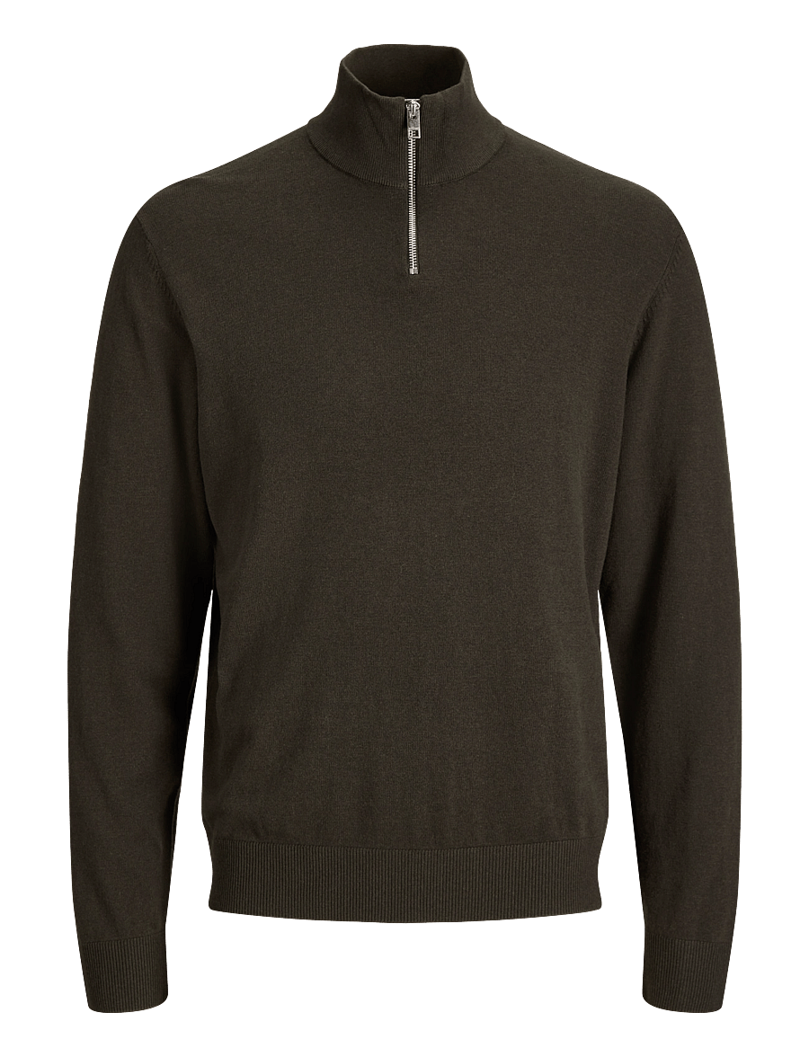 Jack & Jones - JJEEMIL KNIT HALF ZIP NOOS JNR - pullover - rosin - 0