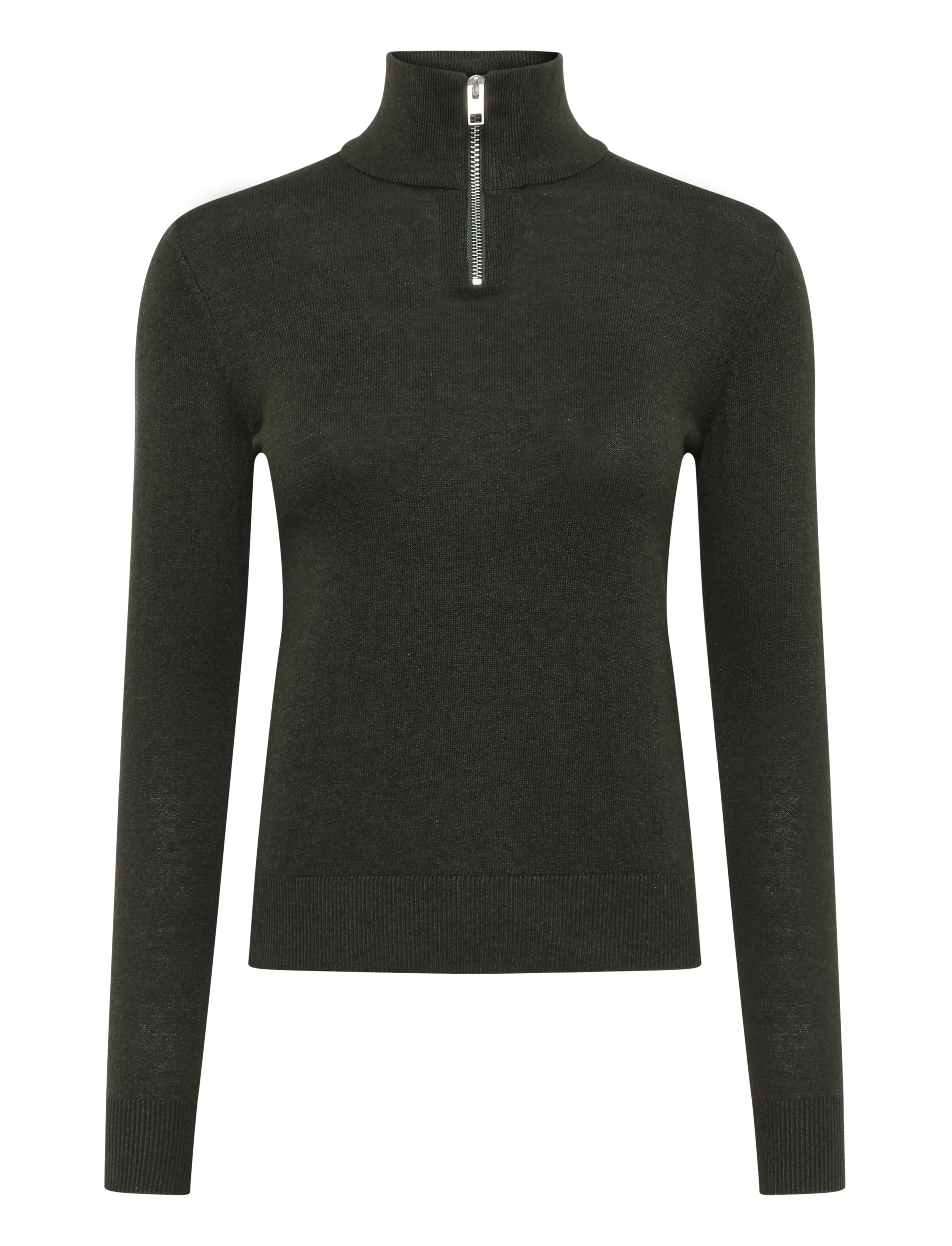 Jack & Jones JJEEMIL KNIT HALF ZIP NOOS JNR - Osta suuruse järgi - ROSIN / khaki/green