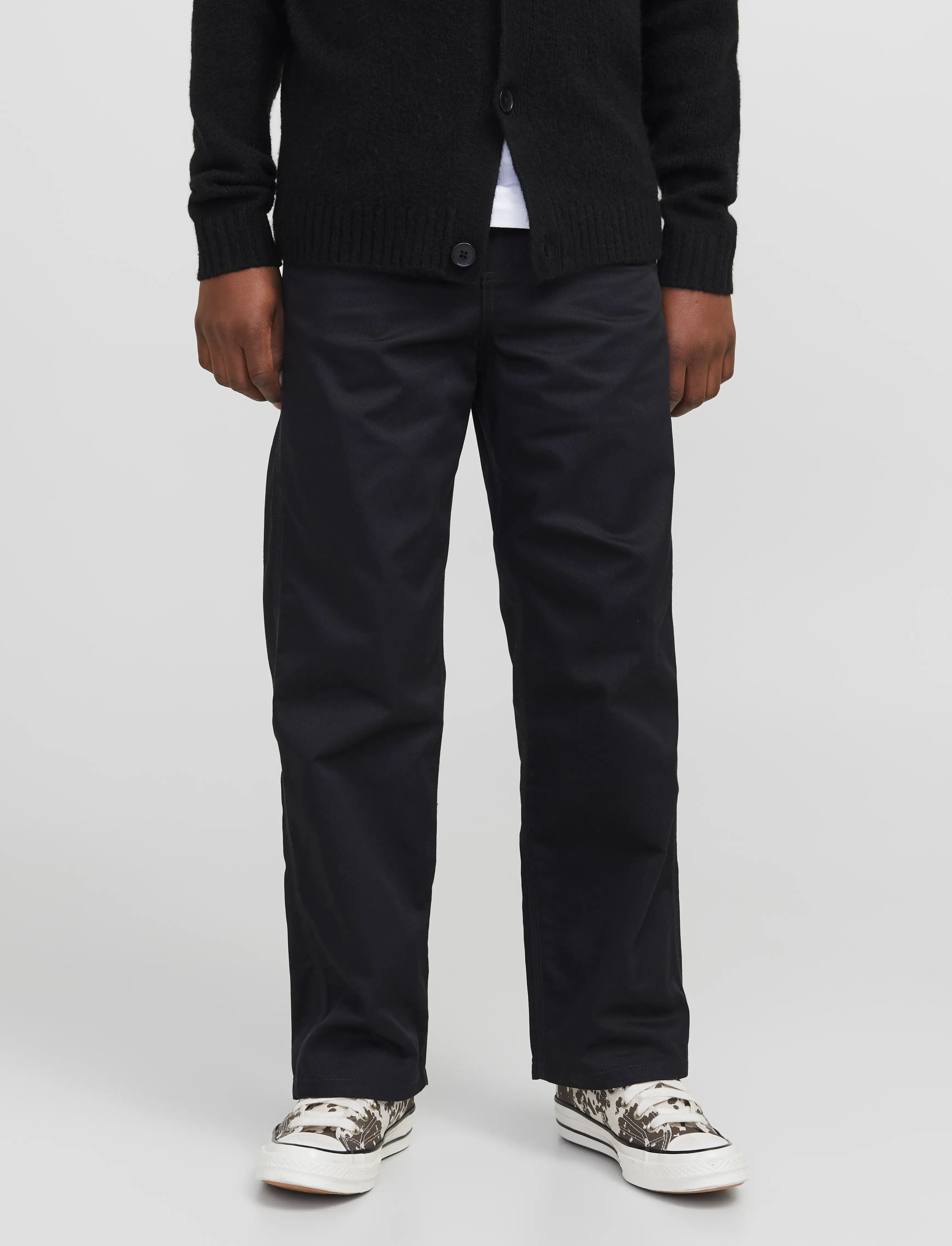 Jack & Jones JPSTALEX CLEAN JJWORKER PANTS NOOS JNR - Hosen - BLACK / black
