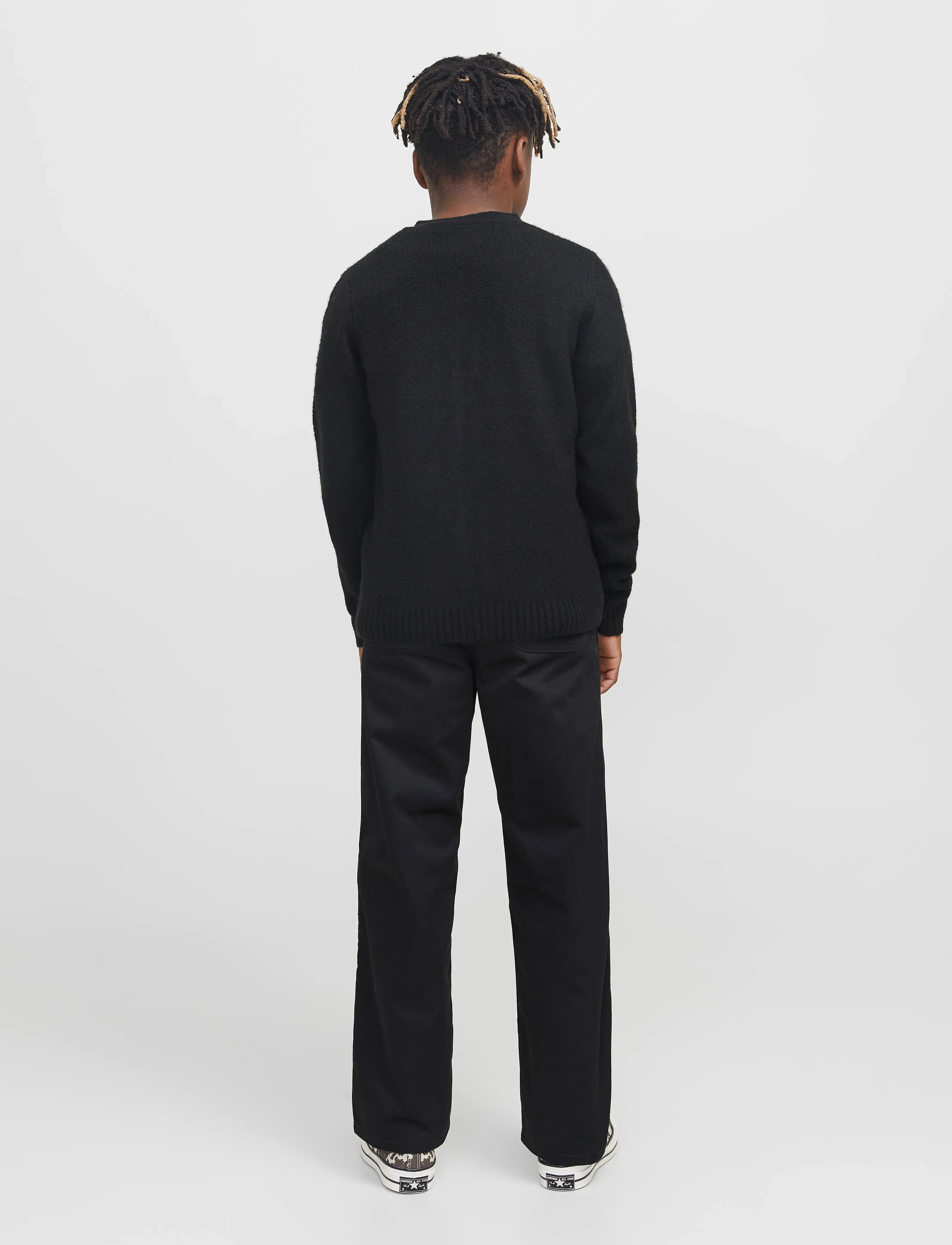 Jack & Jones - JPSTALEX CLEAN JJWORKER PANTS NOOS JNR - bukser - black - 3