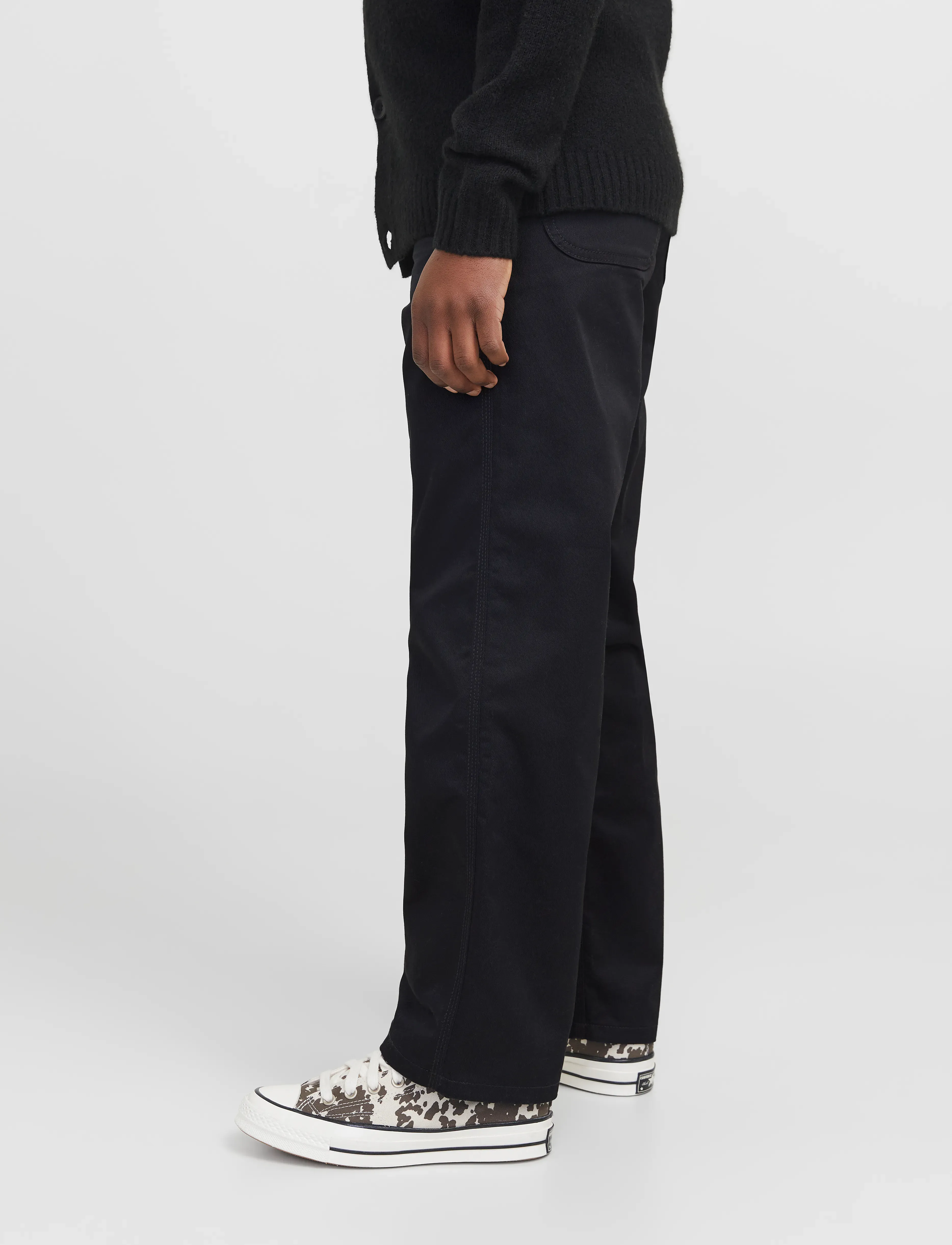 Jack & Jones - JPSTALEX CLEAN JJWORKER PANTS NOOS JNR - bukser - black - 5