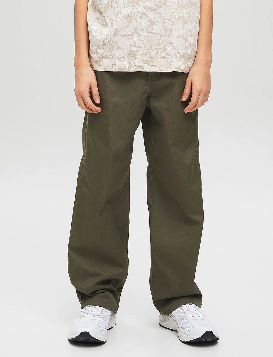 Jack & Jones - JPSTALEX CLEAN JJWORKER PANTS NOOS JNR - bukser - olive night - 0