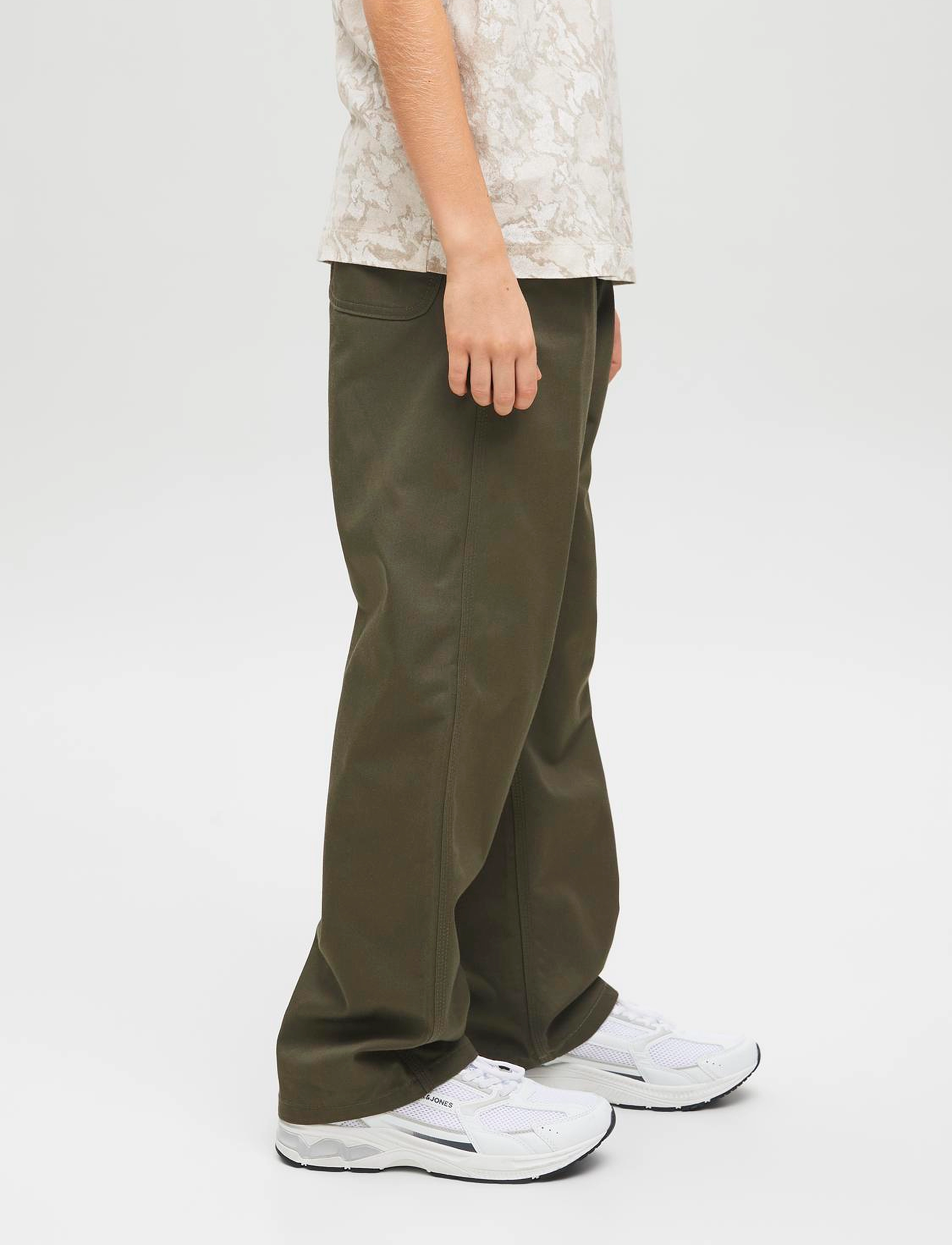 Jack & Jones - JPSTALEX CLEAN JJWORKER PANTS NOOS JNR - bukser - olive night - 3